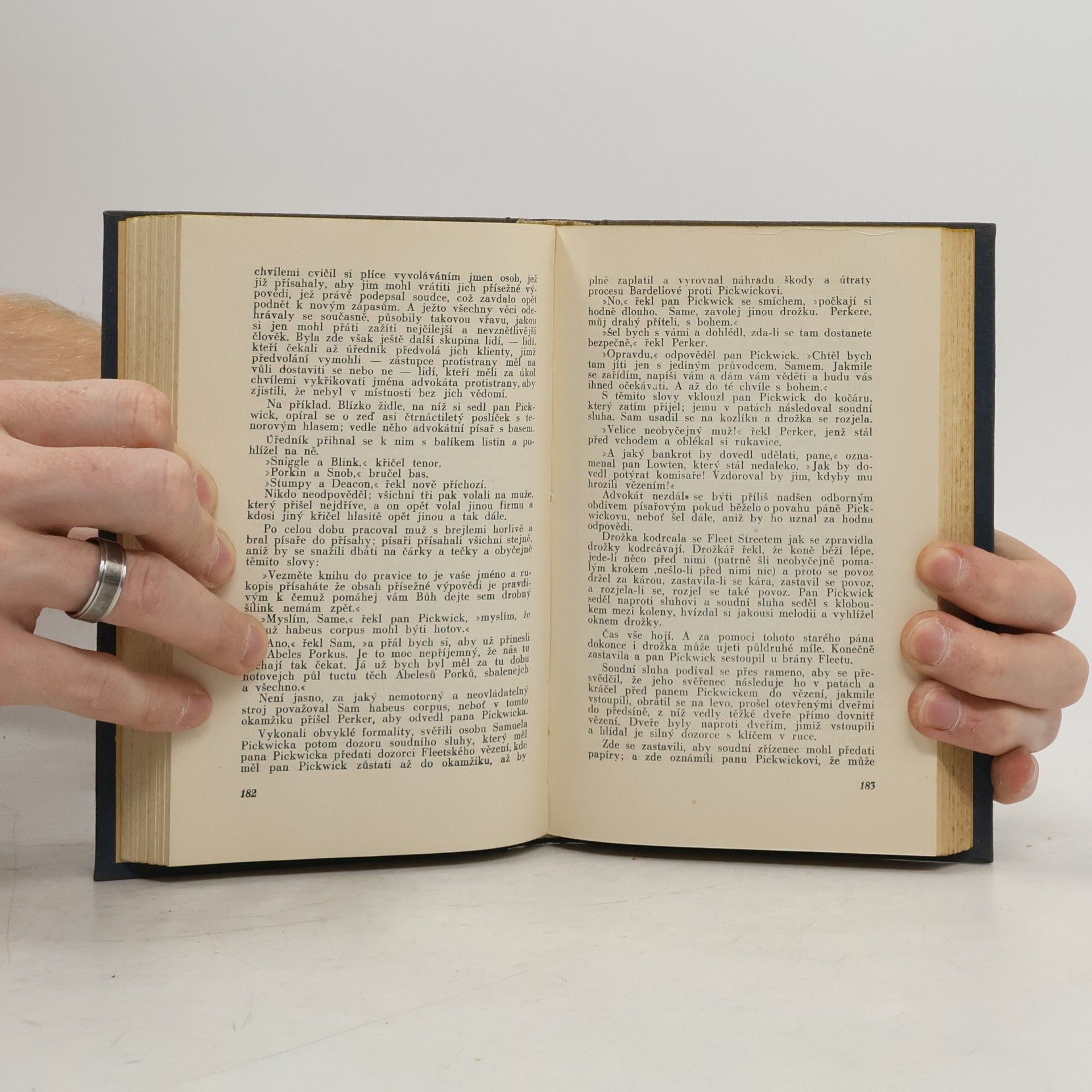 Charles Dickens Posmrtné listy Klubu Pickwickova