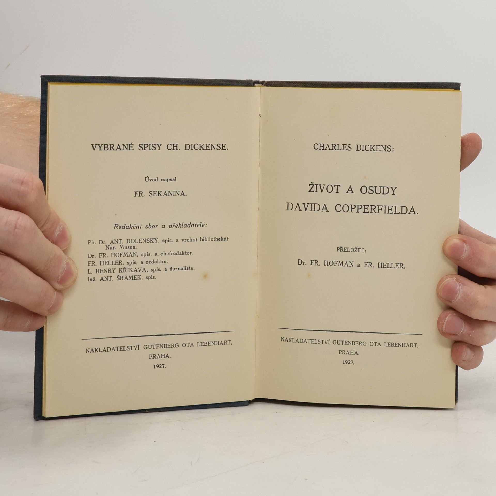 Charles Dickens Život a osudy Davida Copperfielda