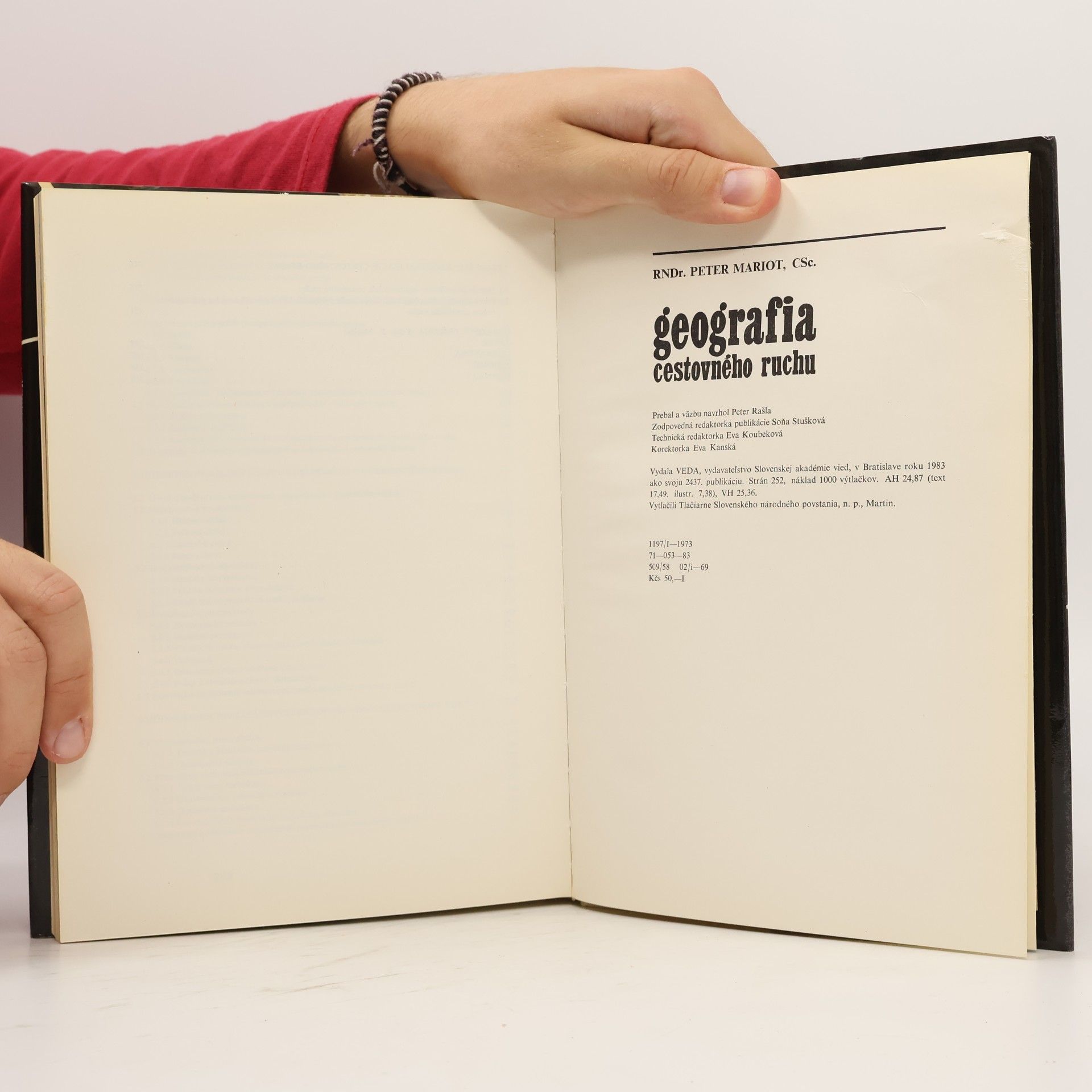 Peter Mariot Geografia cestovného ruchu