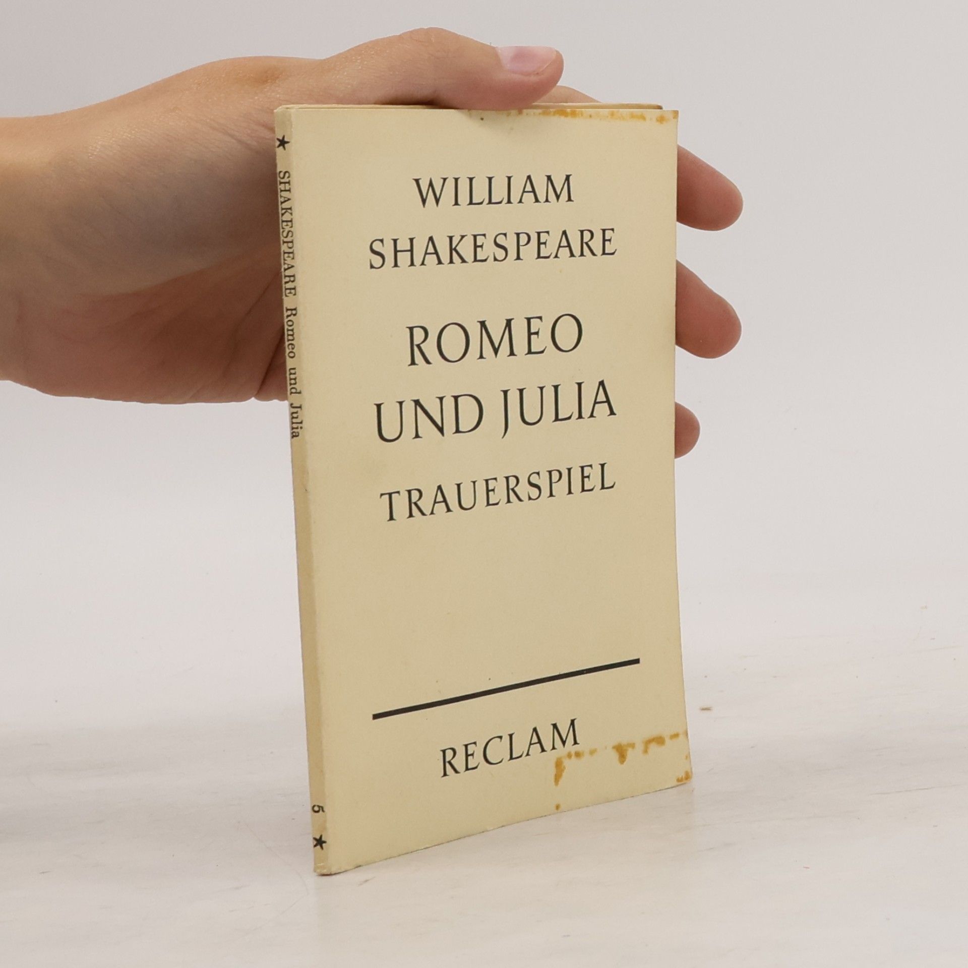 William Shakespeare Romeo und Julia. Trauerspiele