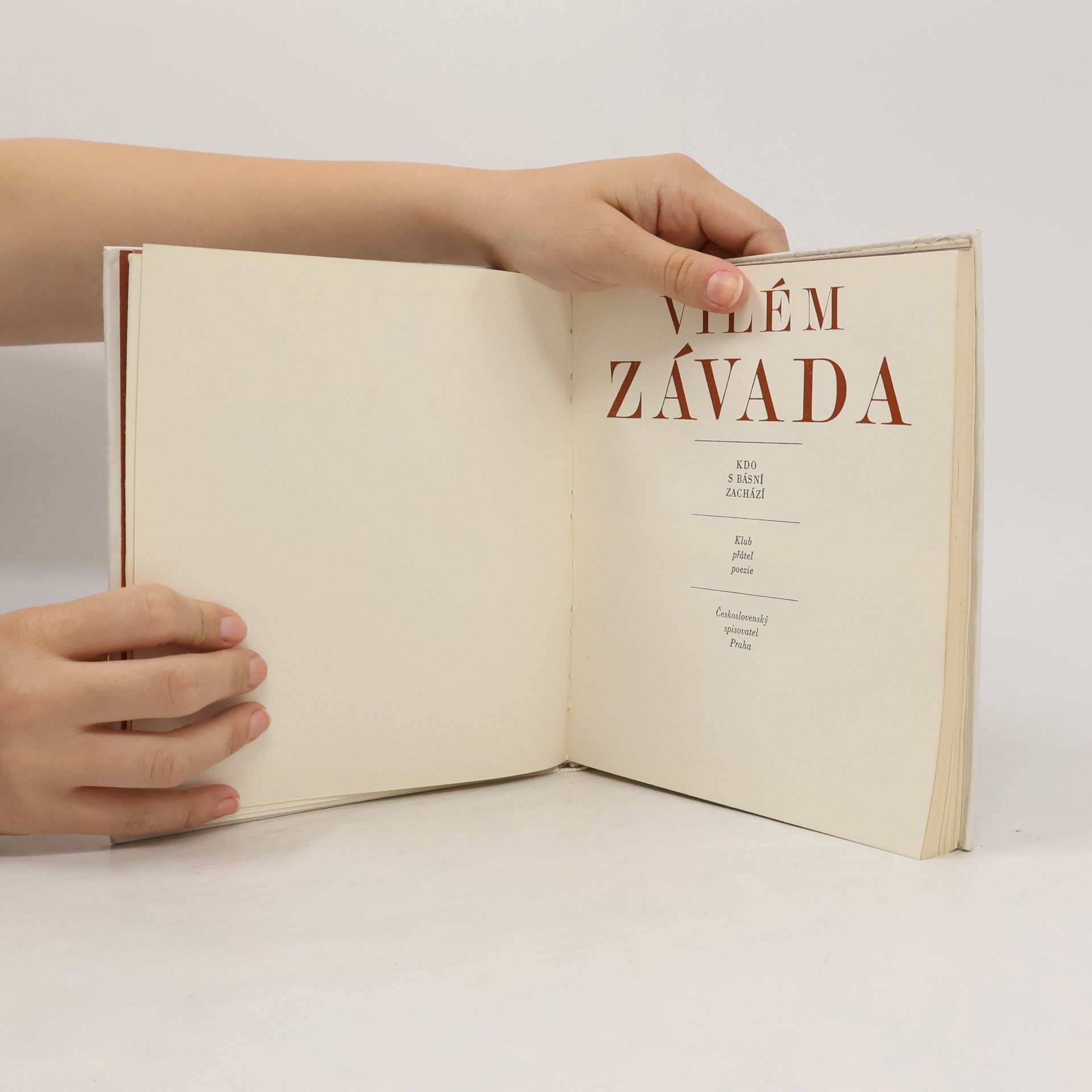 Vilém Závada Kdo s básní zachází