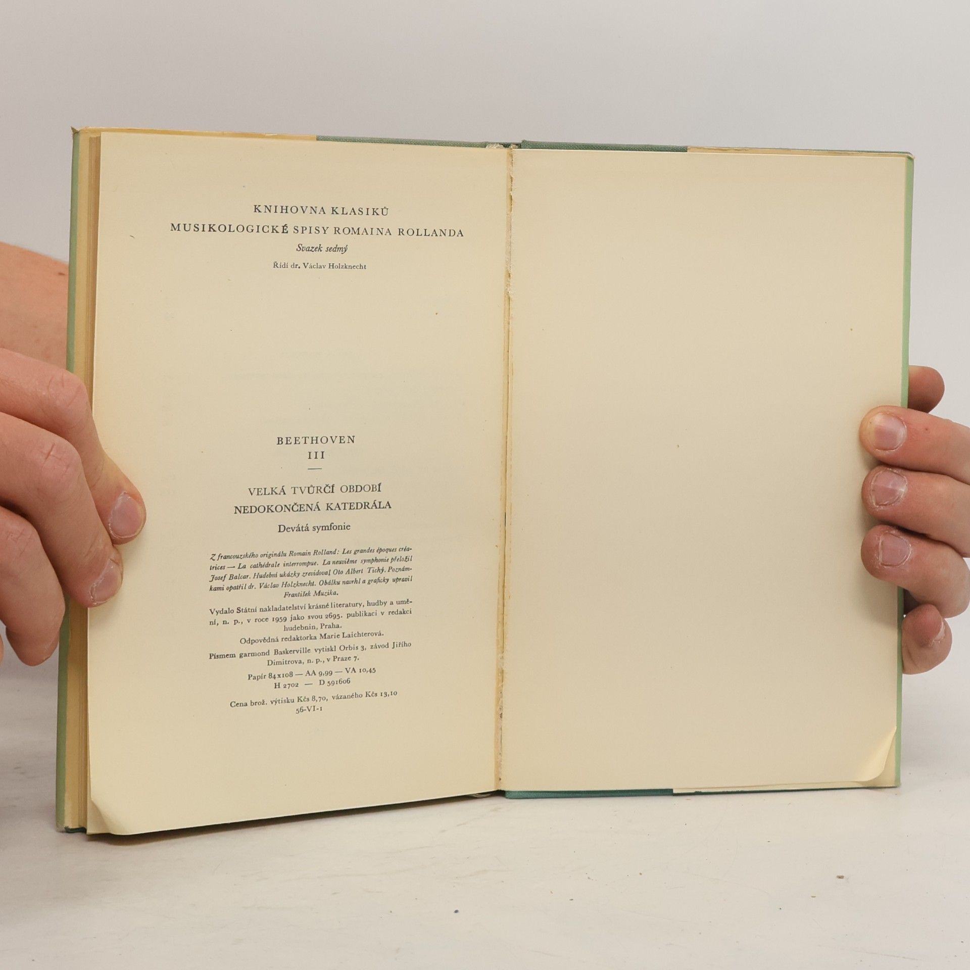 Romain Rolland Beethoven III. Velká tvůrčí období. Nedokončená katedrála