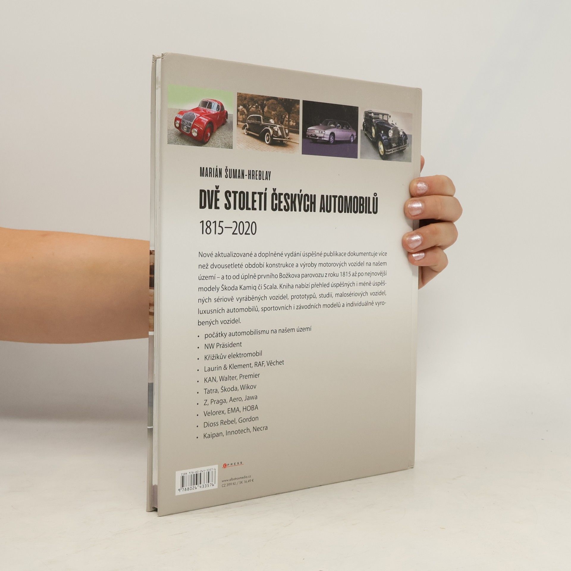 Šuman Hreblay Marián Dvě století českých automobilů