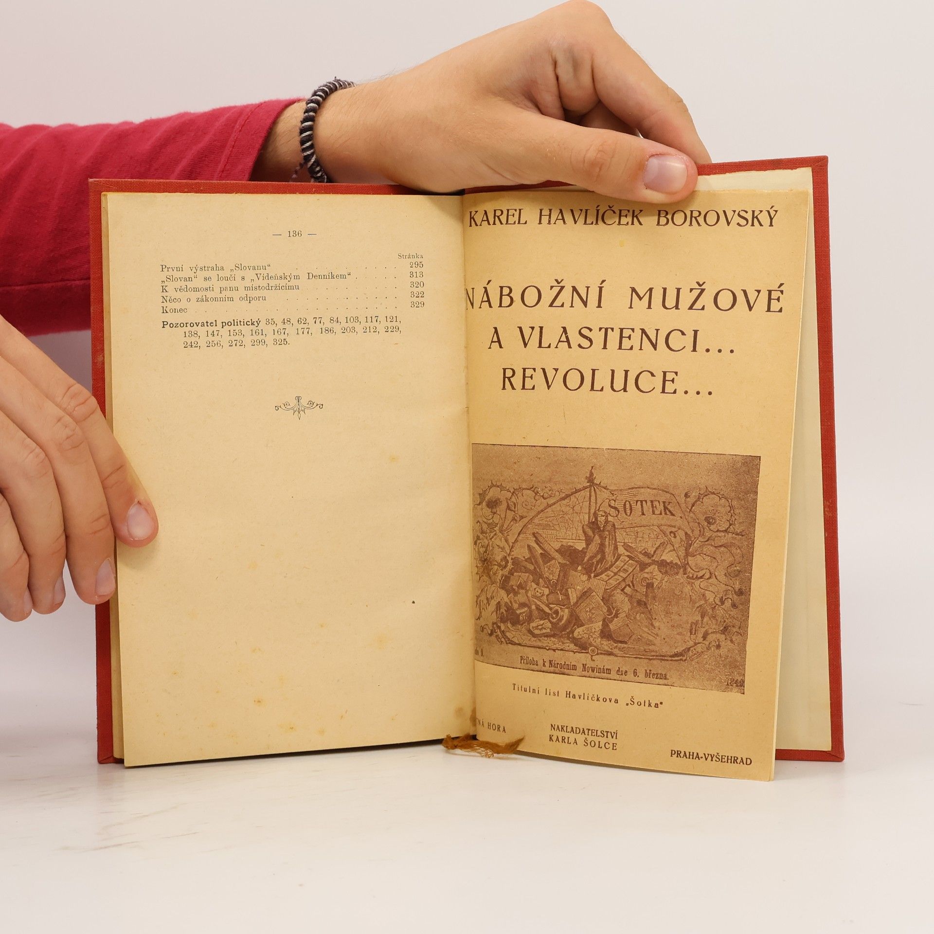 Karel Havlíček Borovský Nábožní mužové a vlastenci... Revoluce...