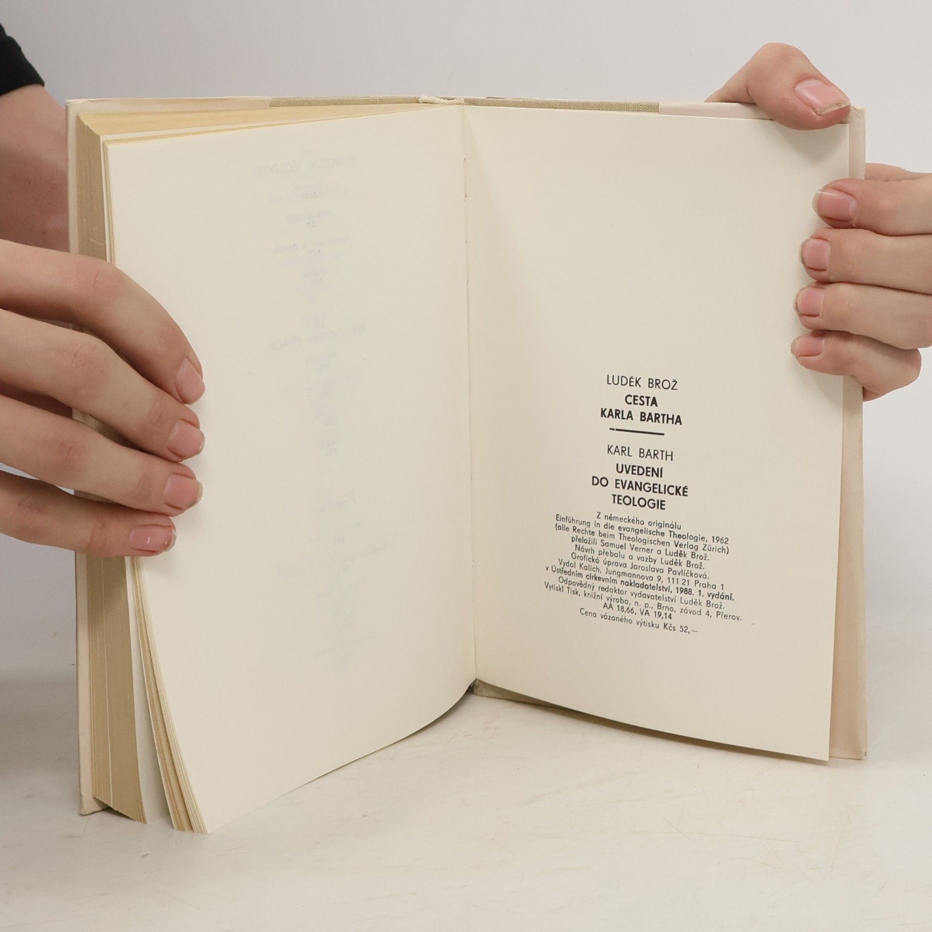 Karl Barth Cesta Karla Bartha. Uvedení do evangelické theologie