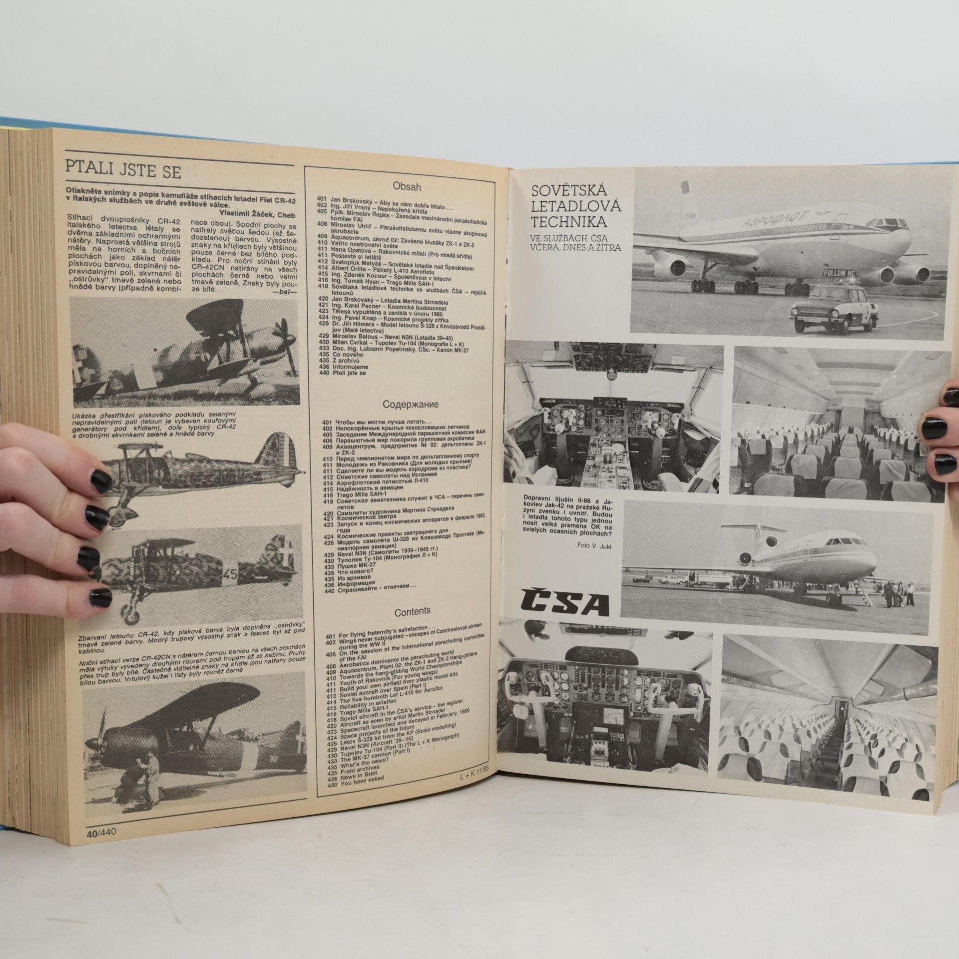 Collectif d'auteurs Letectví a kosmonautika 1985