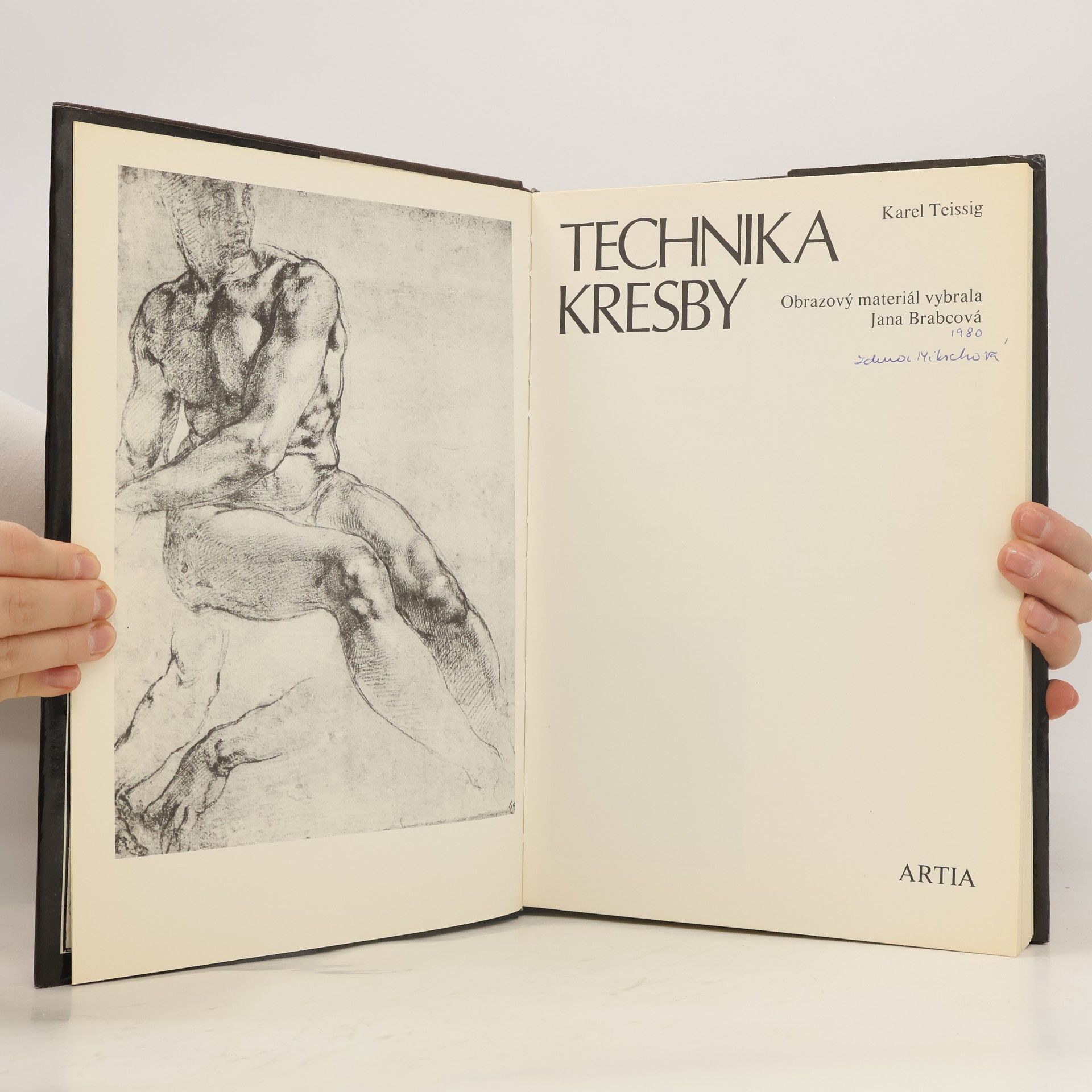 Karel Teissig Technika kresby. Průvodce pracovními postupy a dějinami kresby