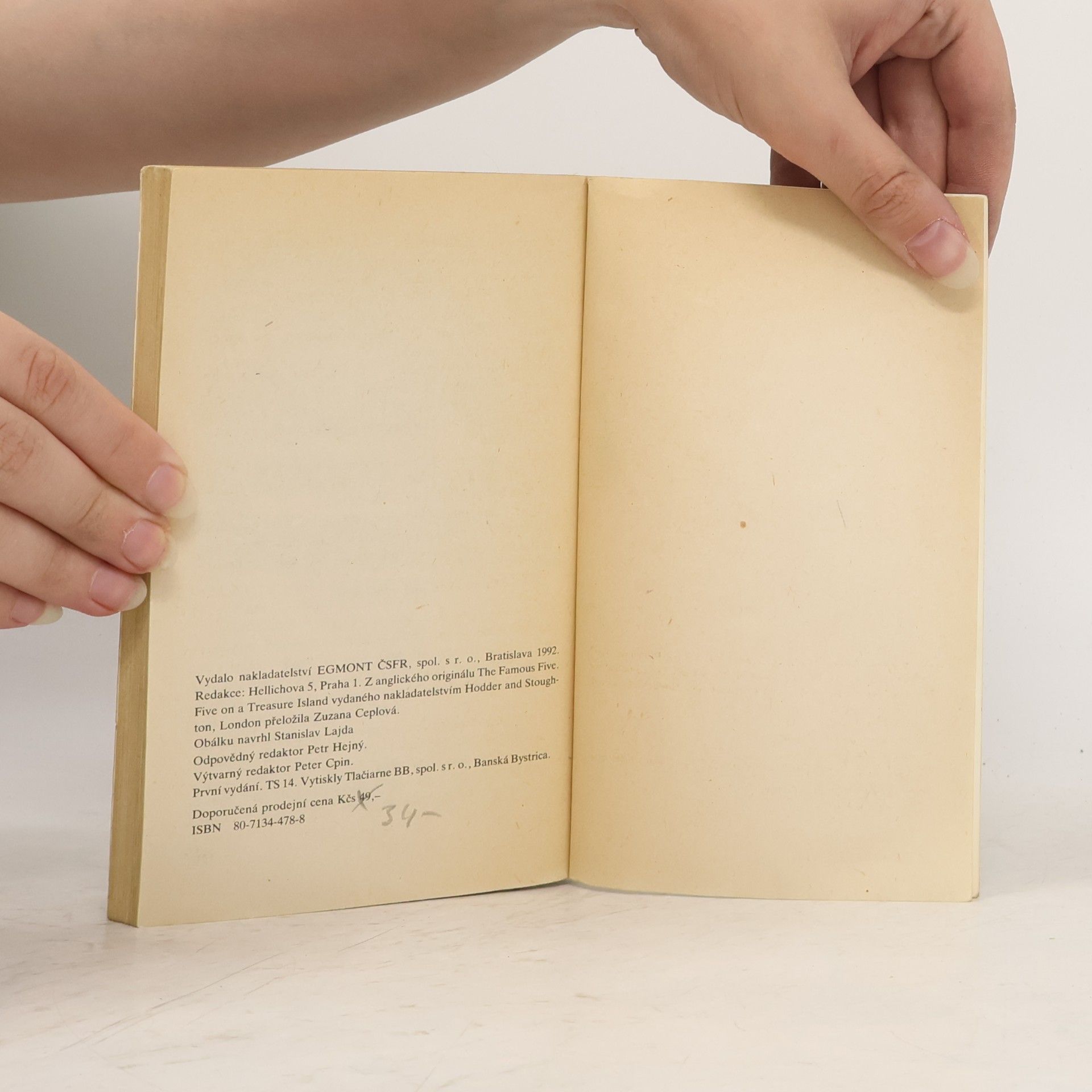 Enid Blyton Slávna päťka - Päťka na ostrove pokladov