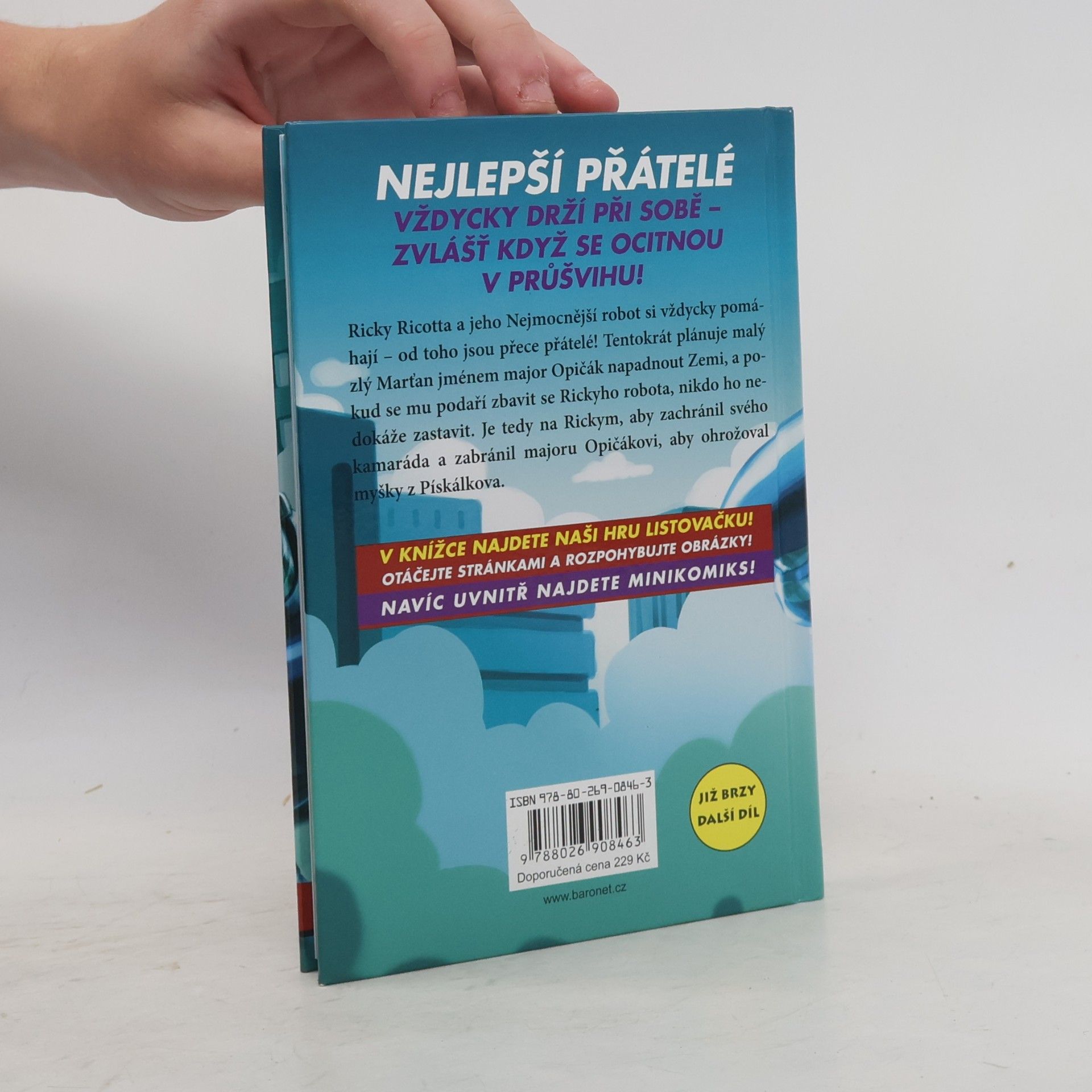Dav Pilkey Nejmocnější robot Rickyho Ricotty vs. mechanické opice z Marsu