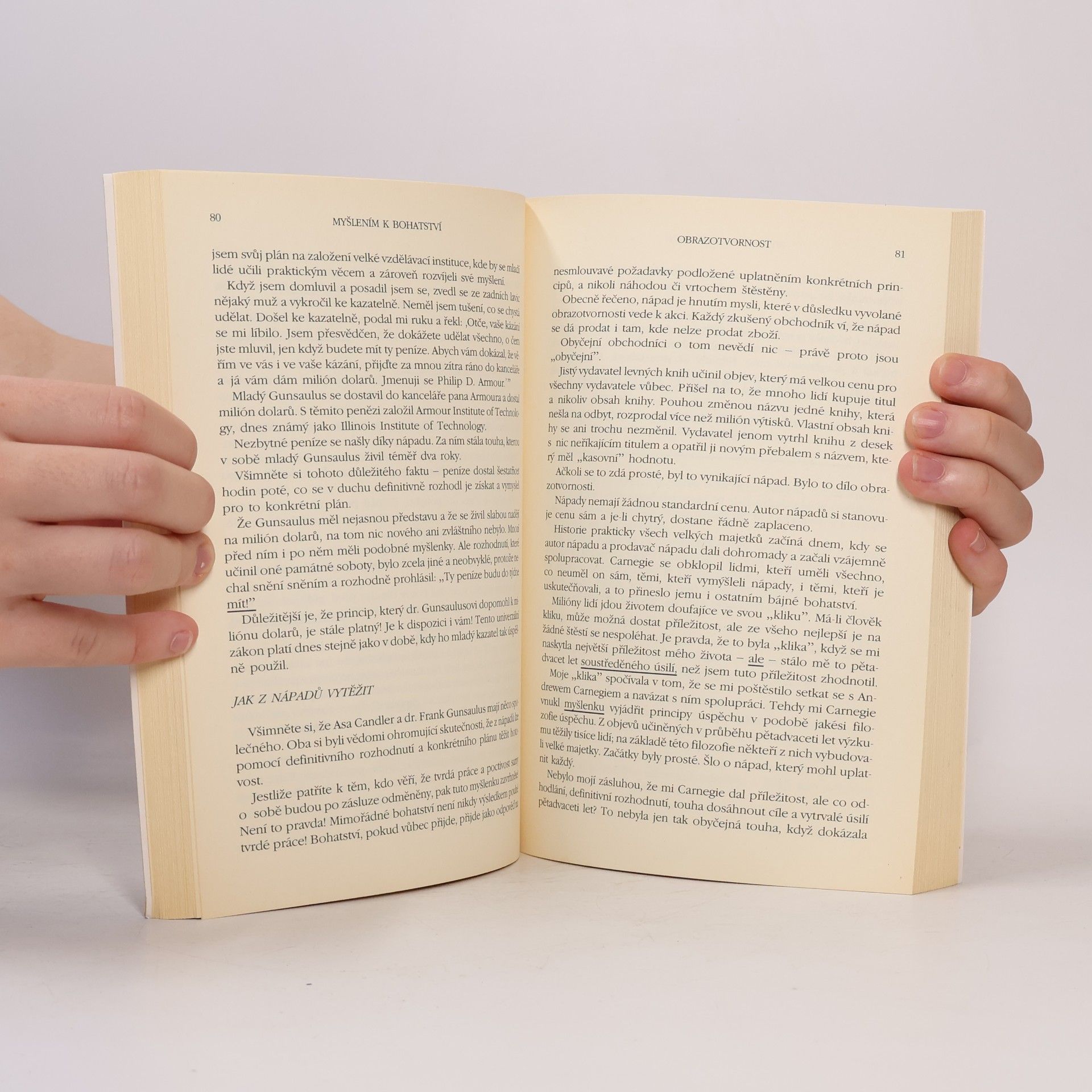 Napoleon Hill Myšlením k bohatství