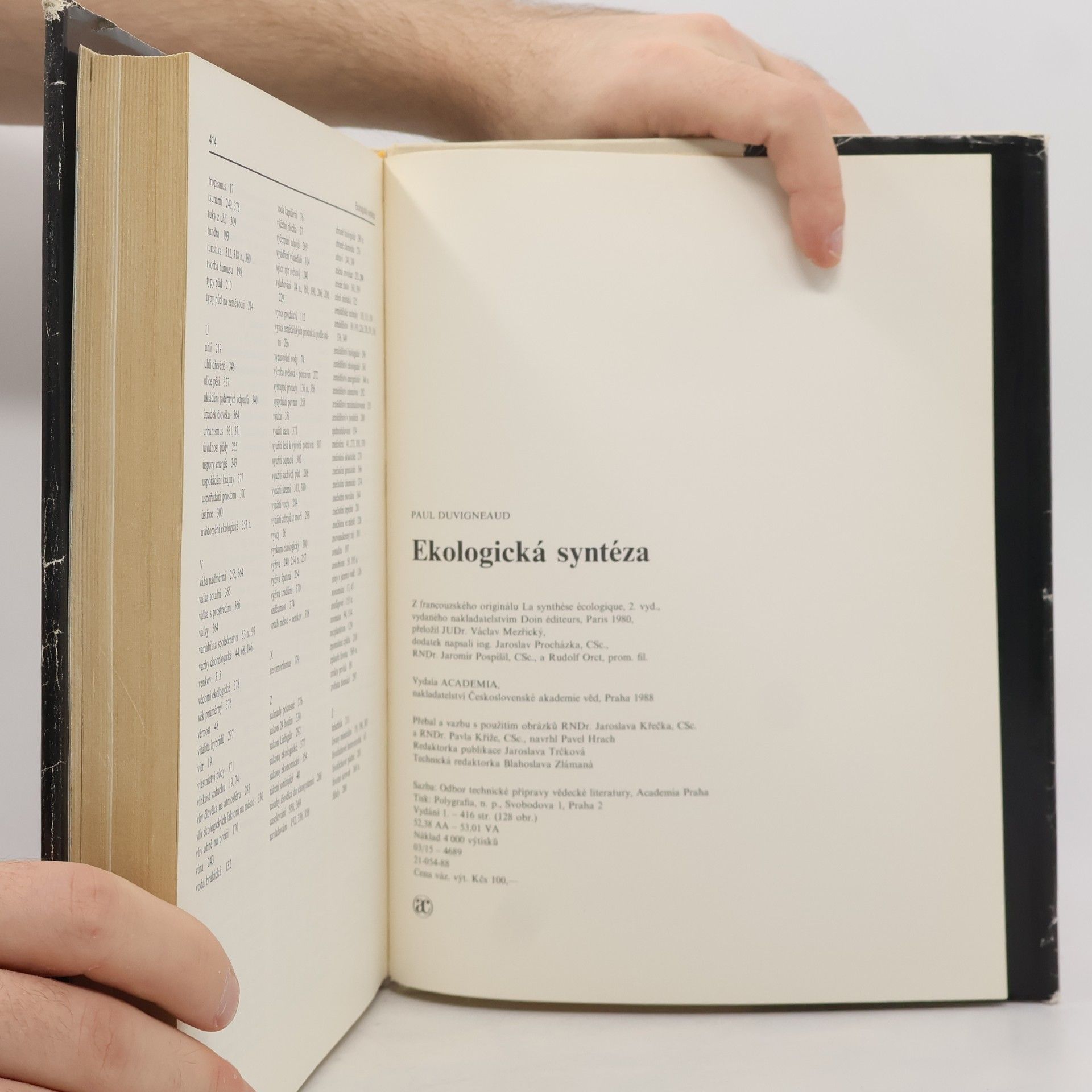 Paul Duvigneaud Ekologická syntéza