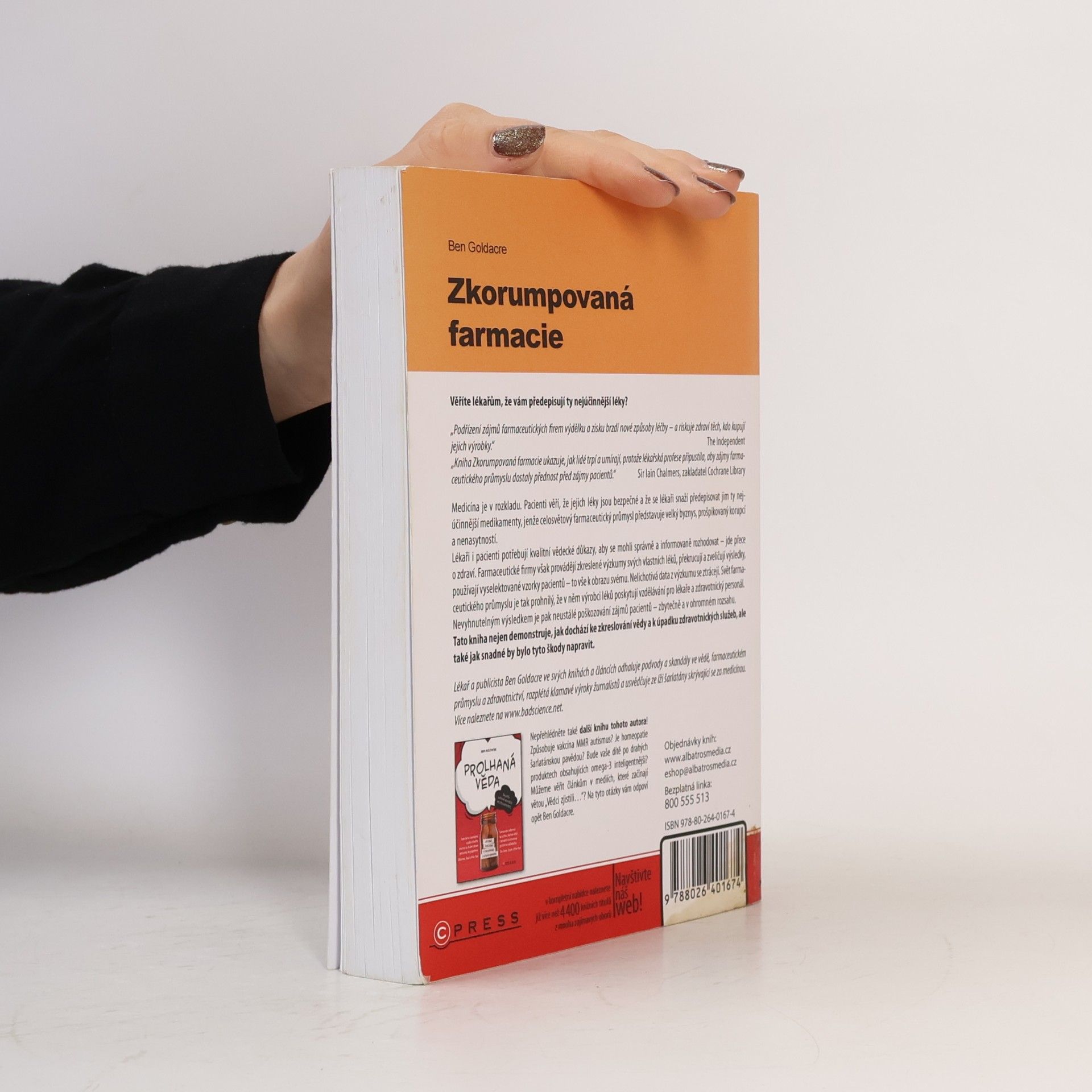 Ben Goldacre Zkorumpovaná farmacie