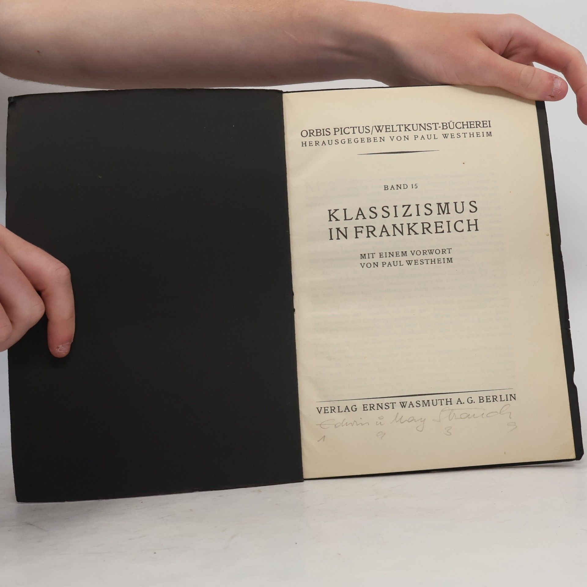 Paul Westheim Klassizismus in Frankreich