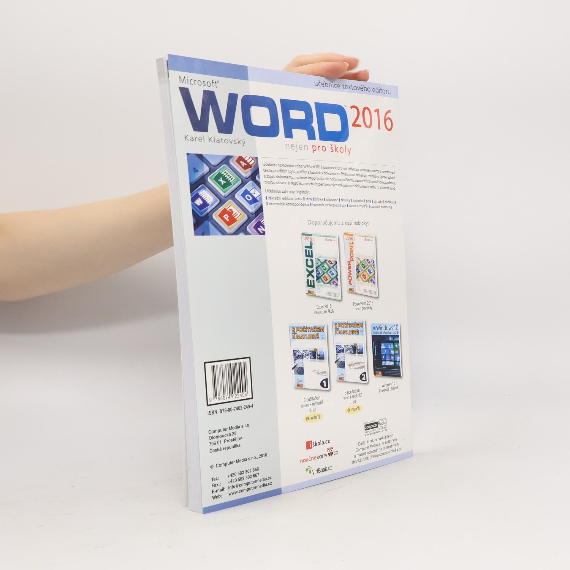 Karel Klatovský Microsoft® Word® 2016 nejen pro školy