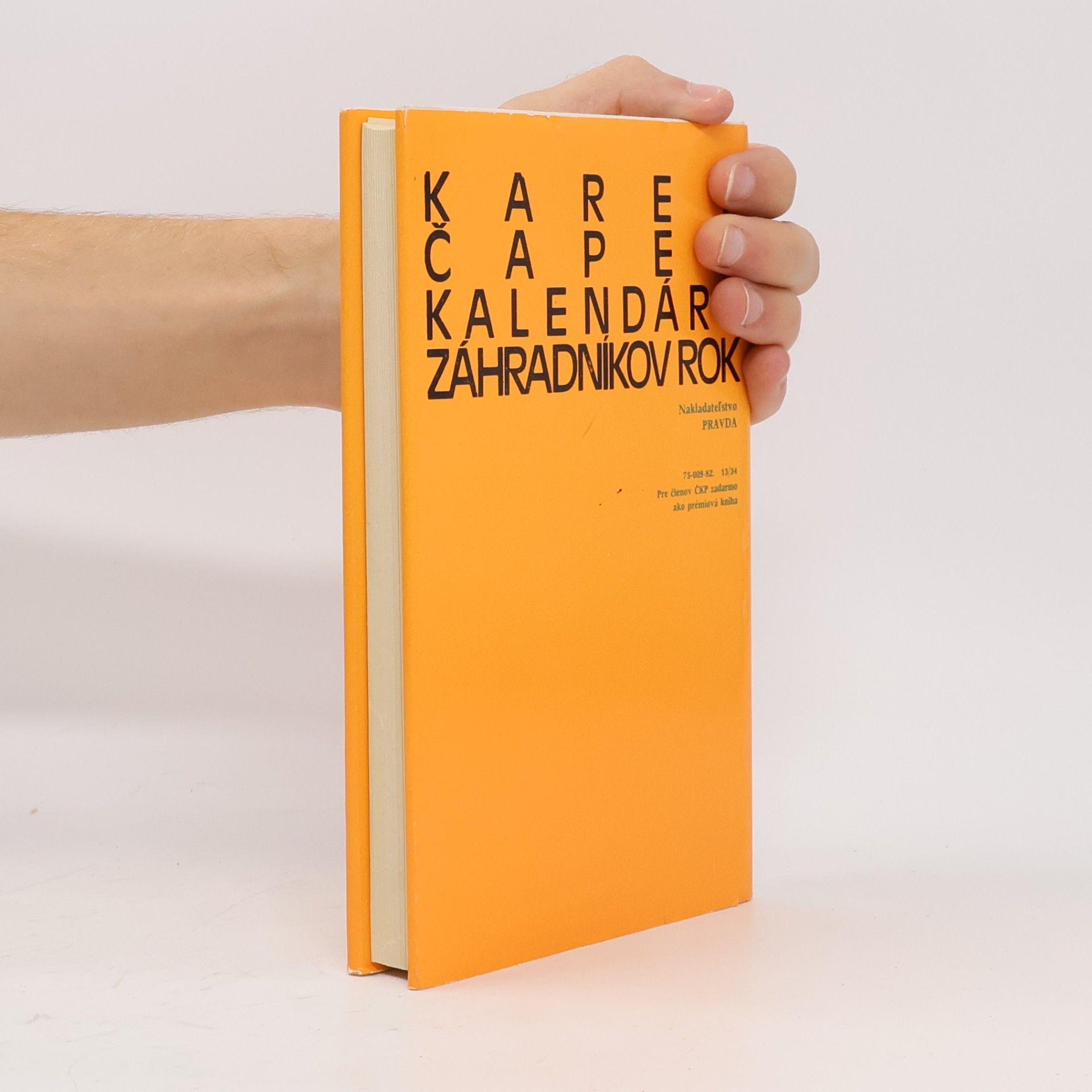 Karel Čapek Kalendár. Záhradníkov rok