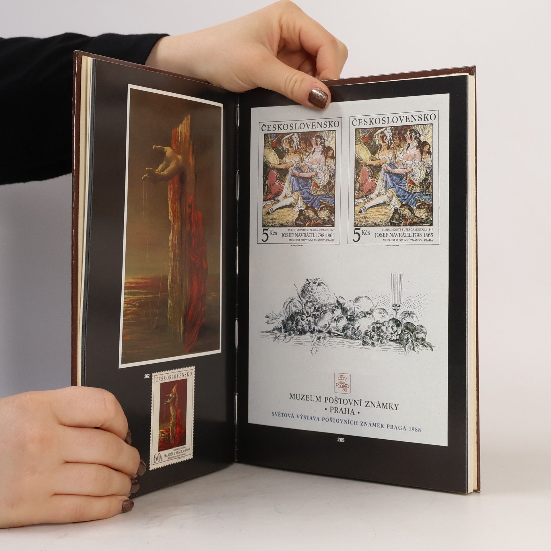 Jiří T. Kotalík Umění na známkách. Katalog výstavy Praga 1988
