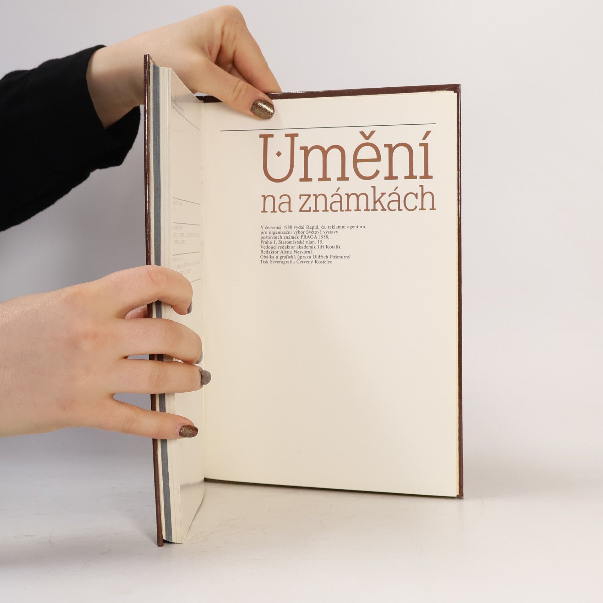 Jiří T. Kotalík Umění na známkách. Katalog výstavy Praga 1988