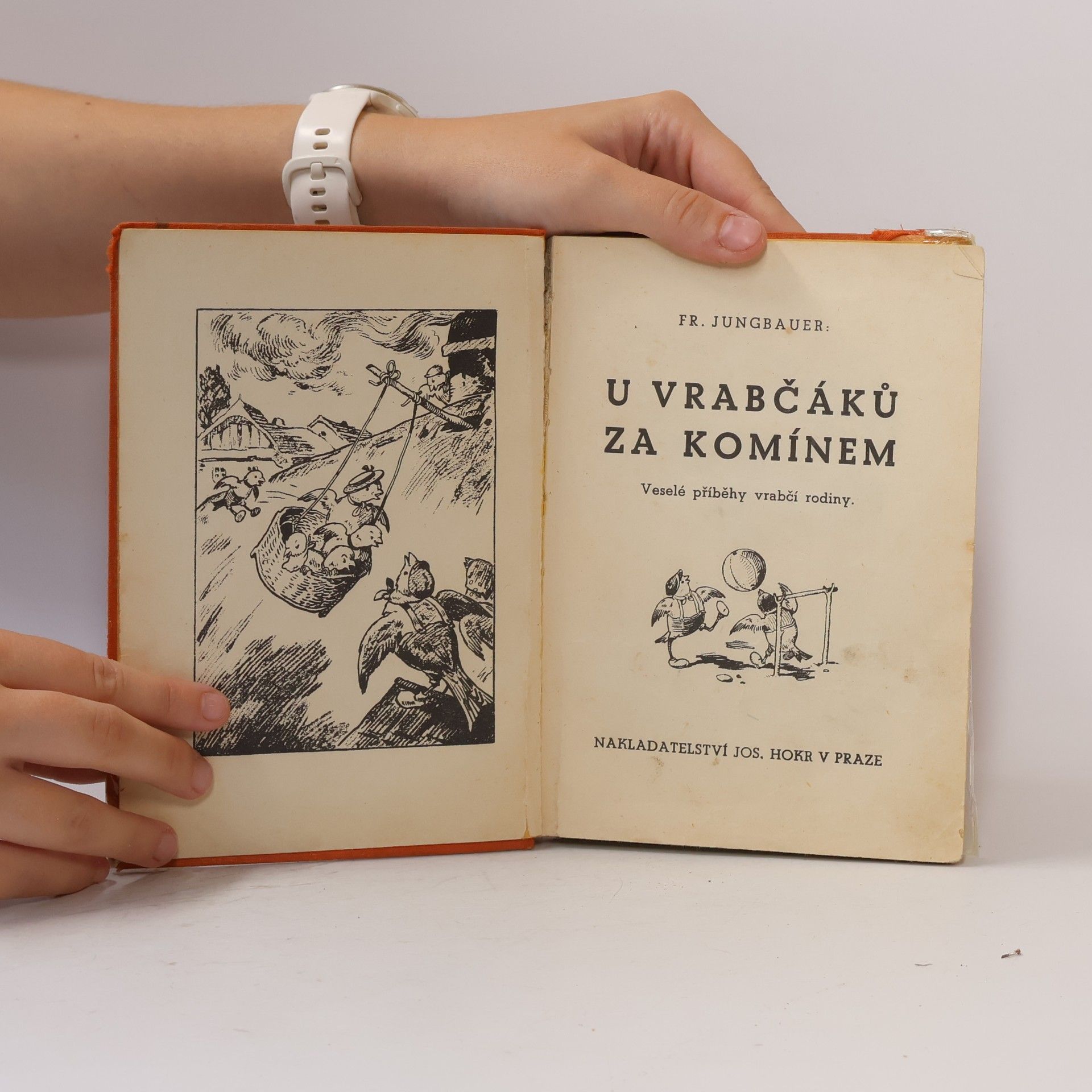 Jungbauer František U vrabčáků za komínem. Veselé příběhy vrabčí rodiny