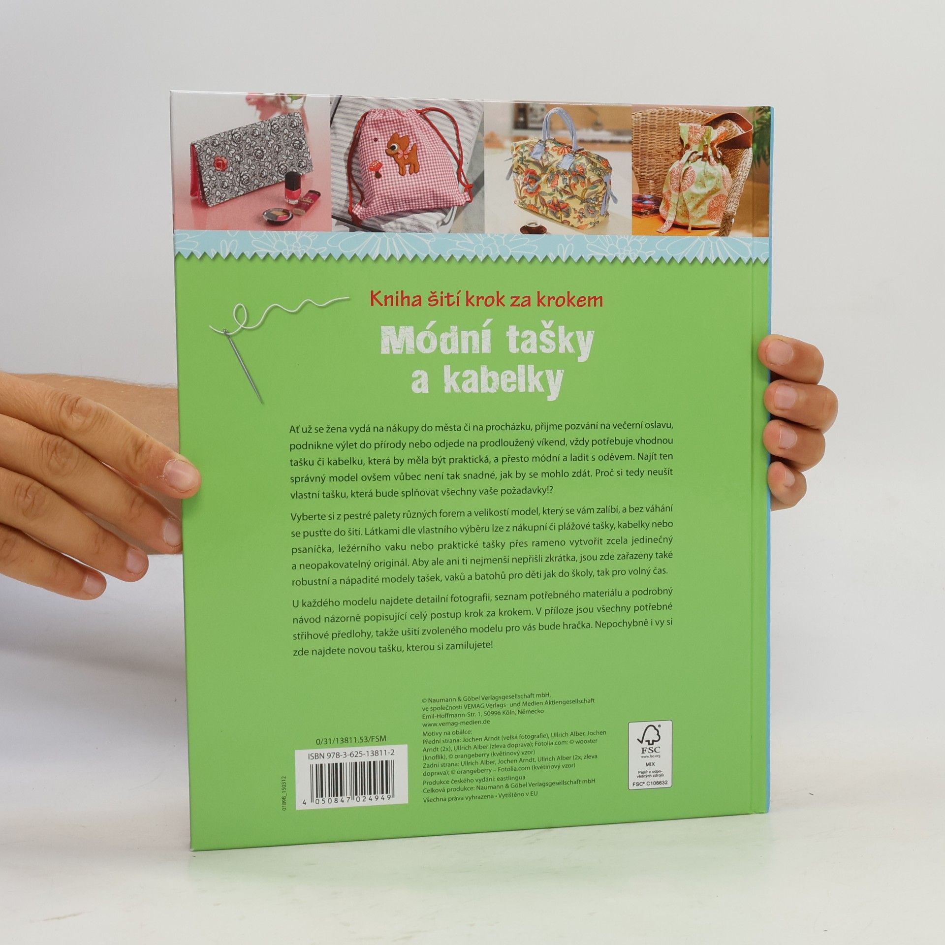 Rabea Rauer Kniha šití krok za krokem. Módní tašky a kabelky