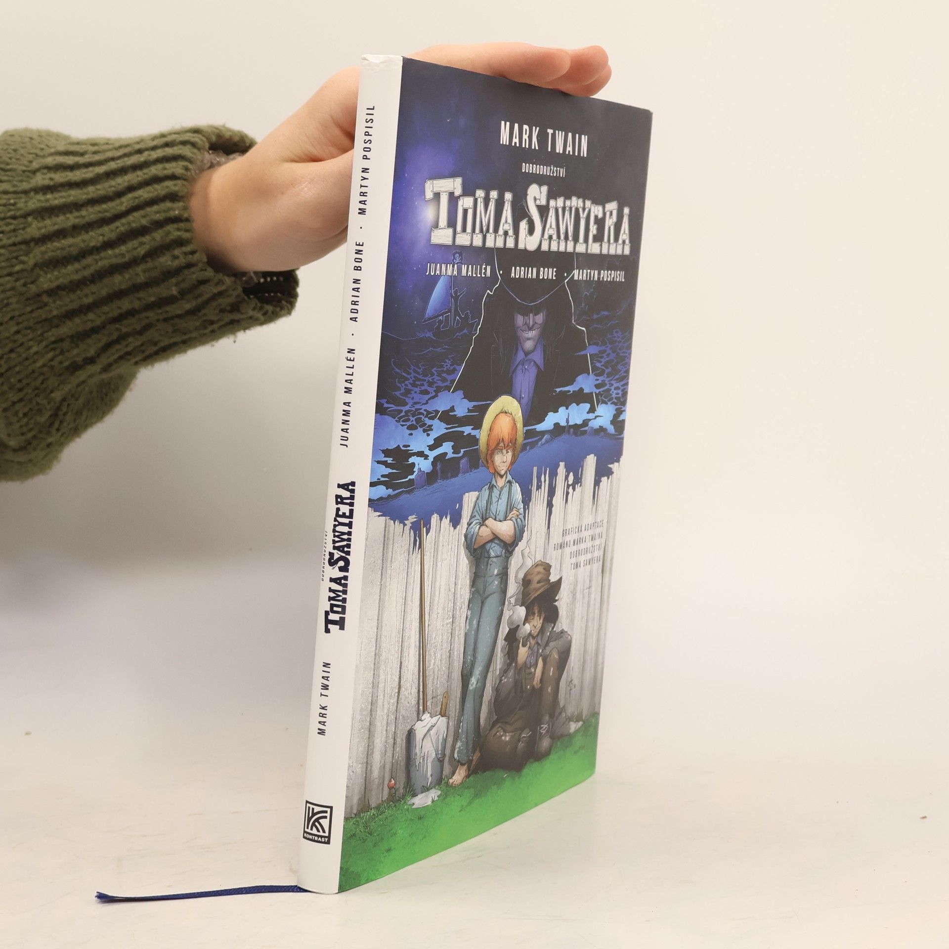 Mark Twain Dobrodružství Toma Sawyera - grafický román
