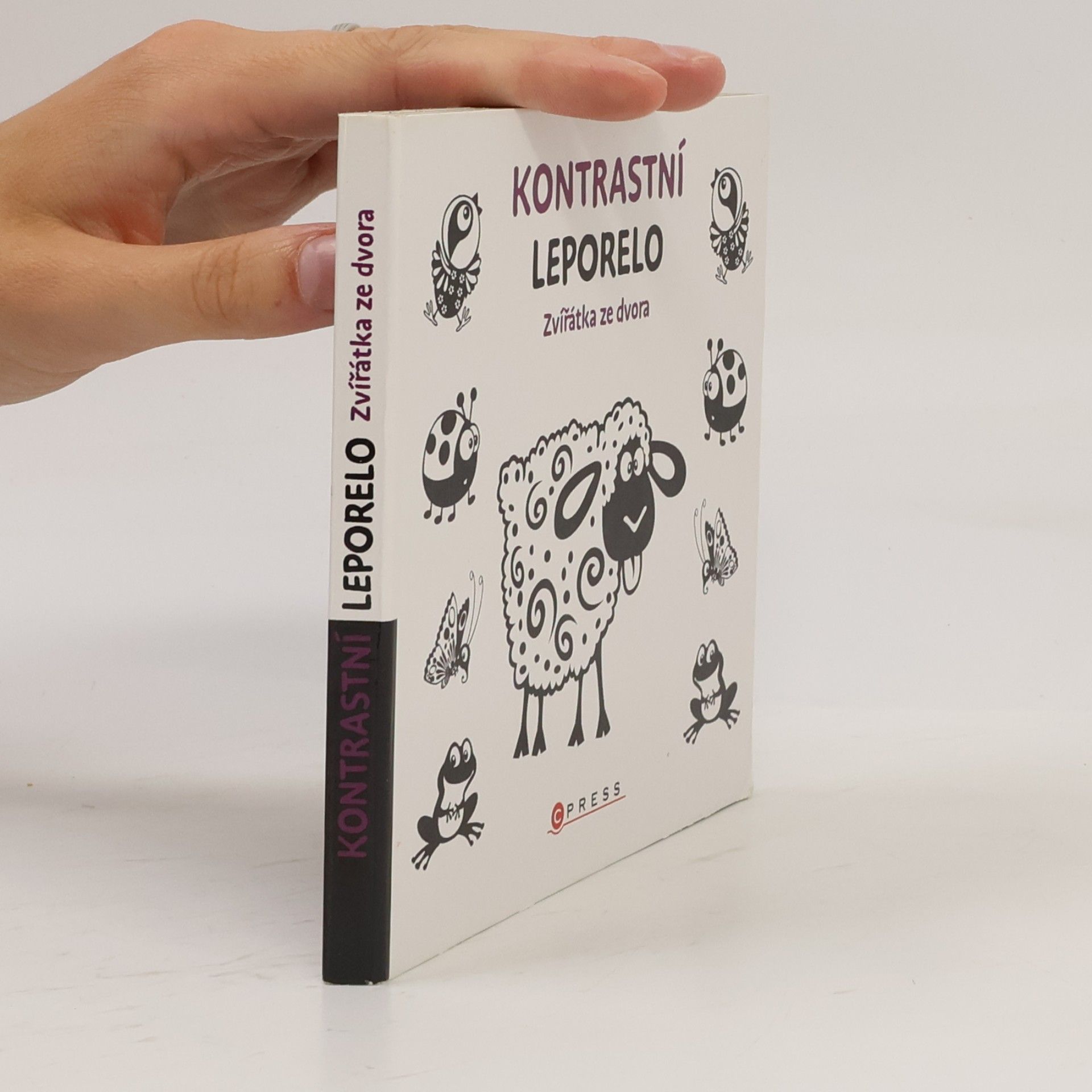 Various authors Kontrastní leporelo: zvířátka ze dvora