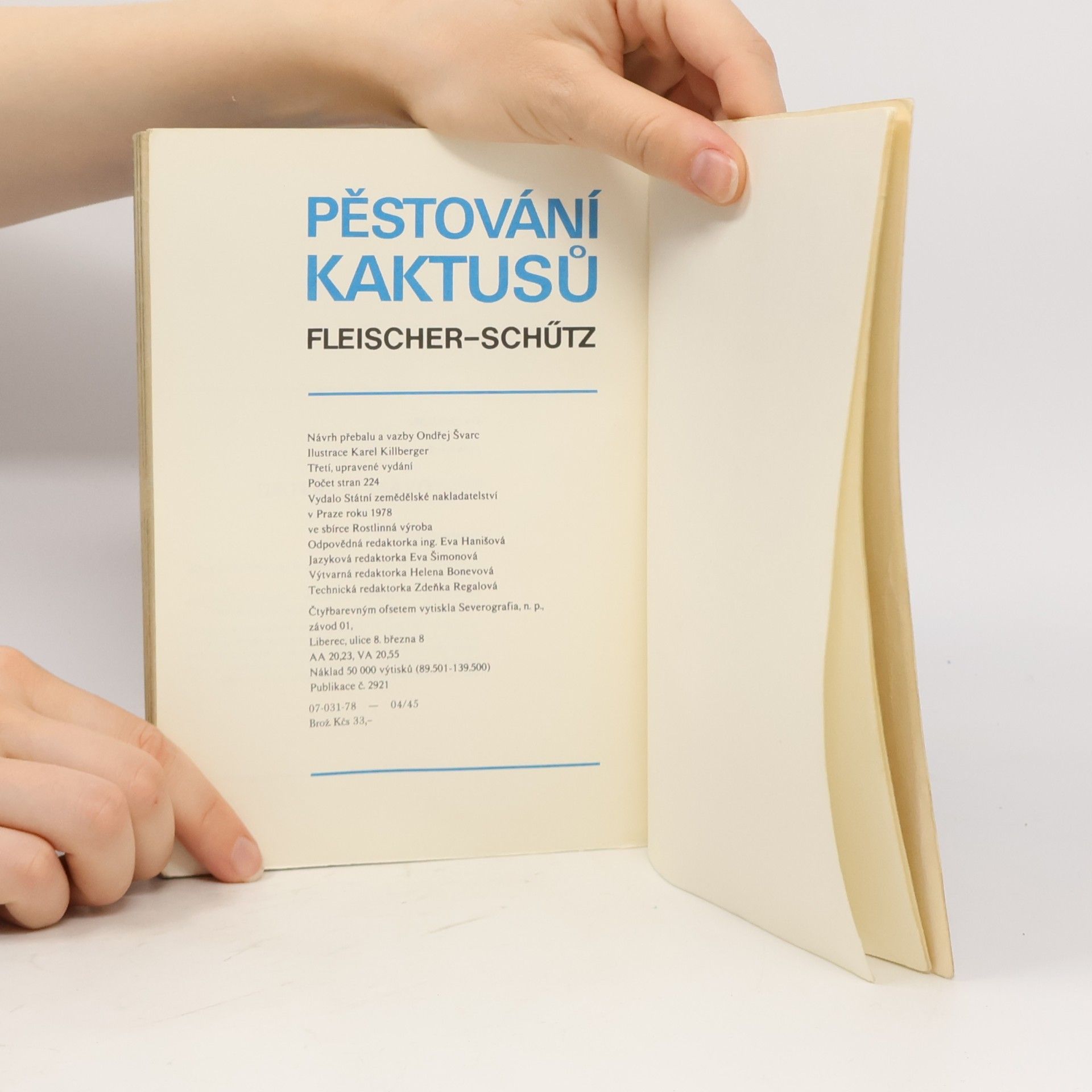 Zdeněk Fleischer Pěstování kaktusů
