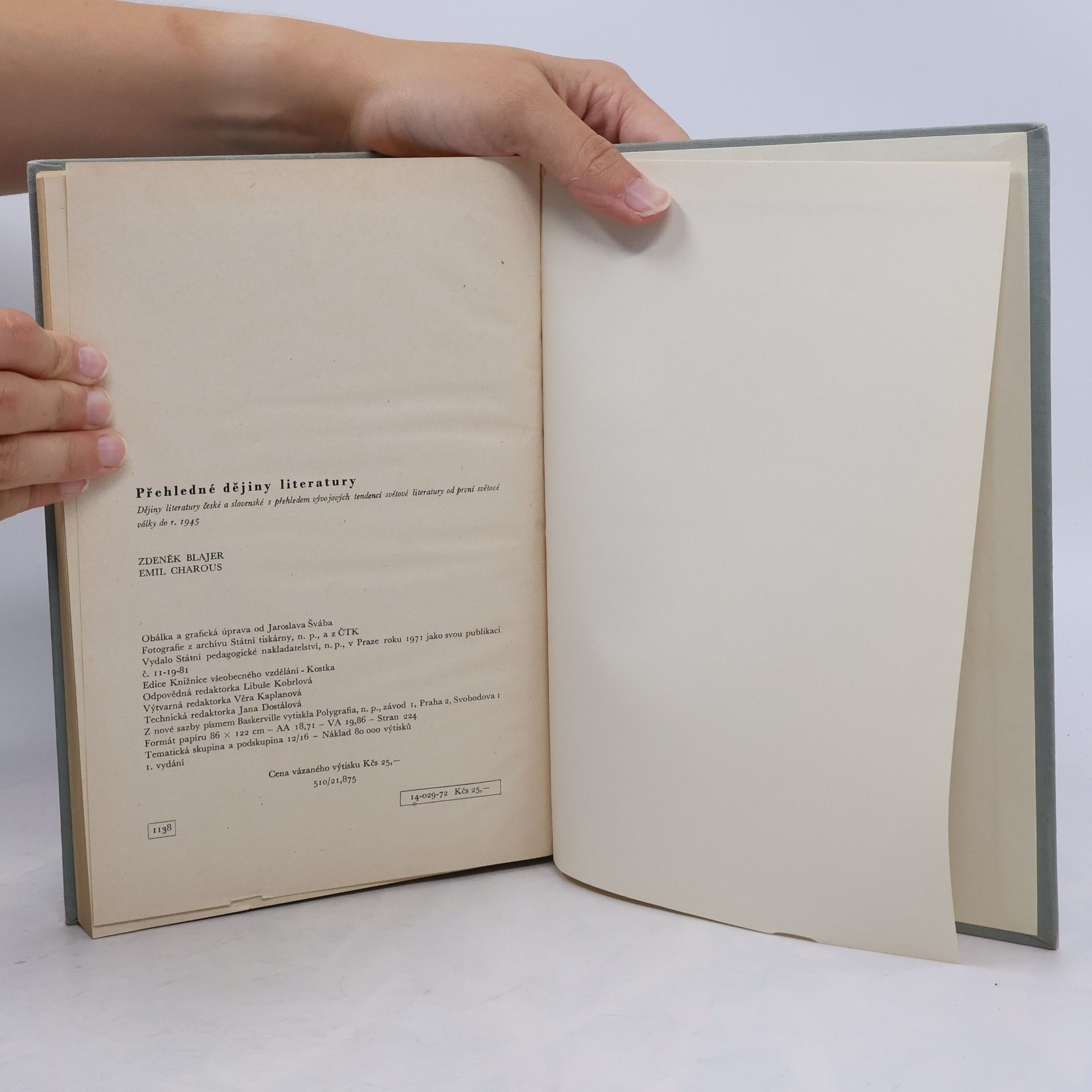 Zdeněk Blajer Přehledné dějiny literatury