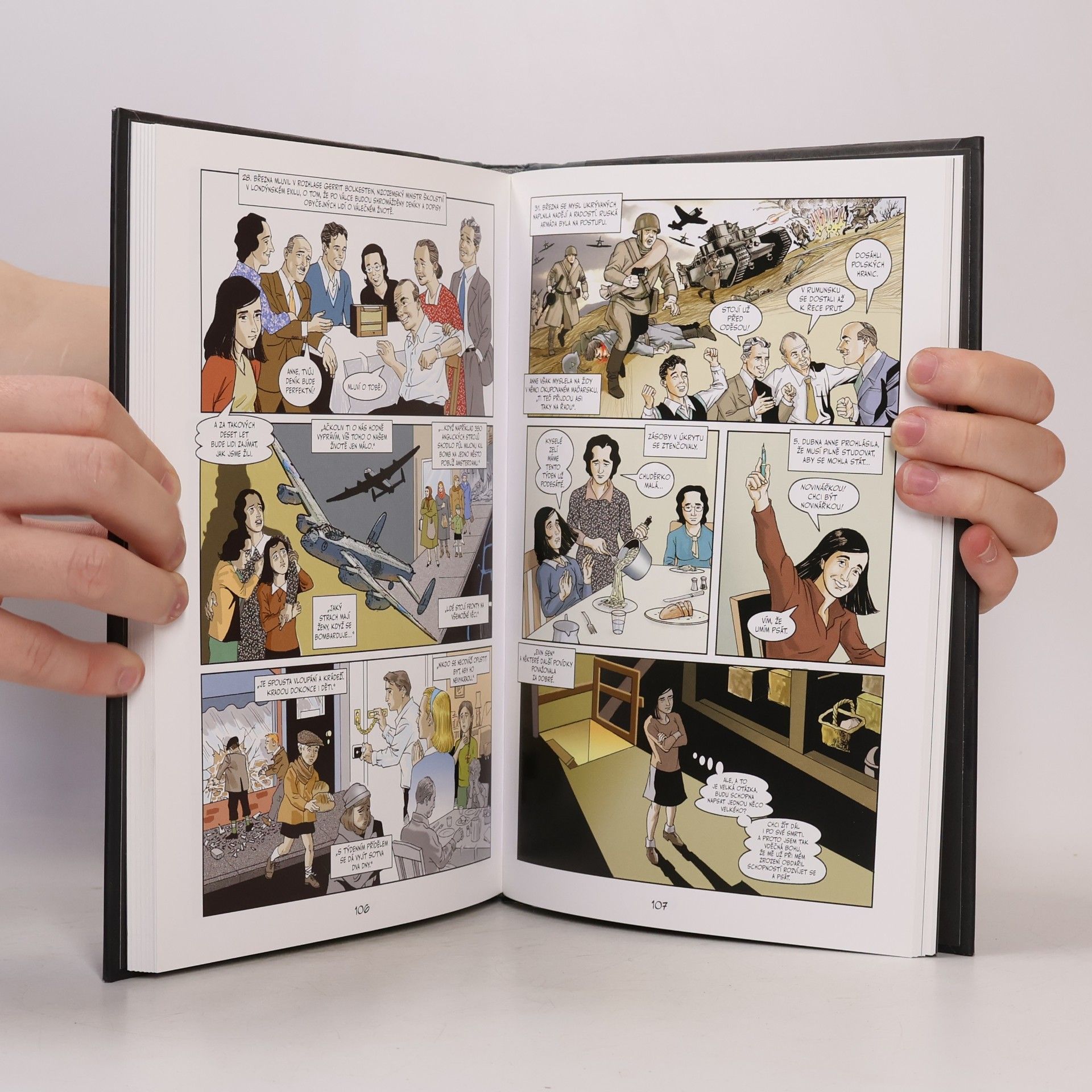 Sidney Jacobson Anne Franková. Komiksový životopis