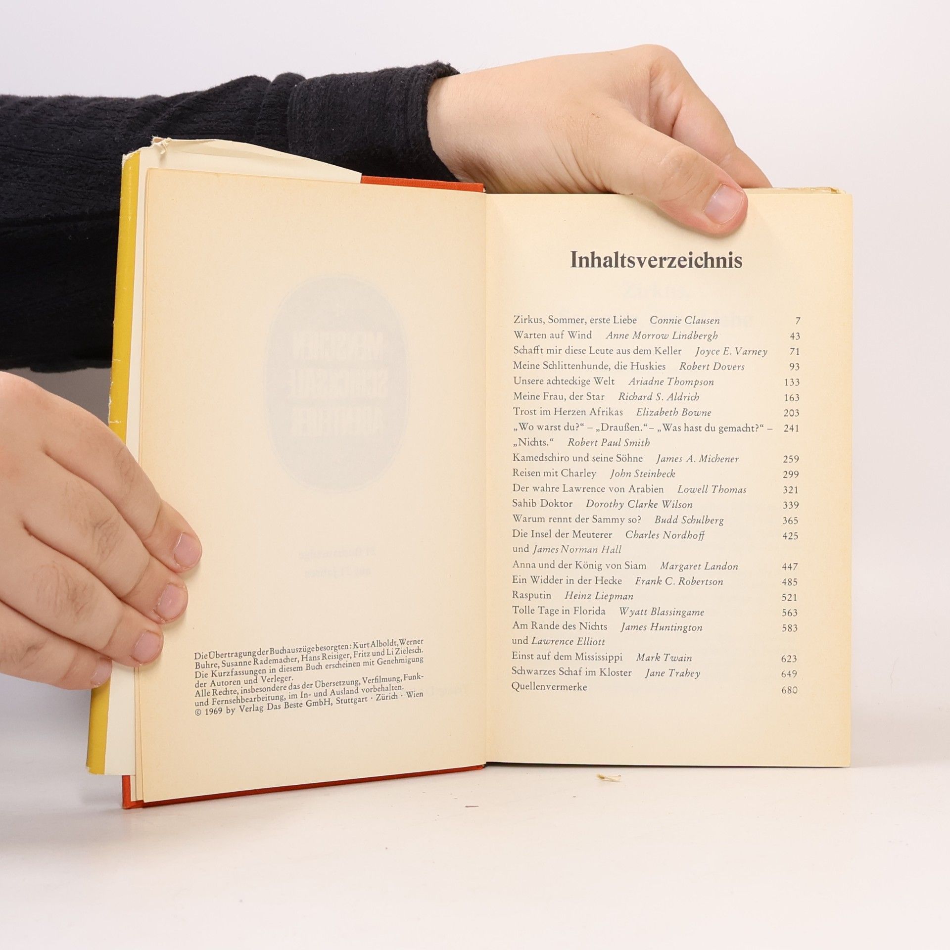Kolektiv autorů Menschen Schicksale Abenteuer; Das Beste aus Reader´s Digest Jubiläumsband