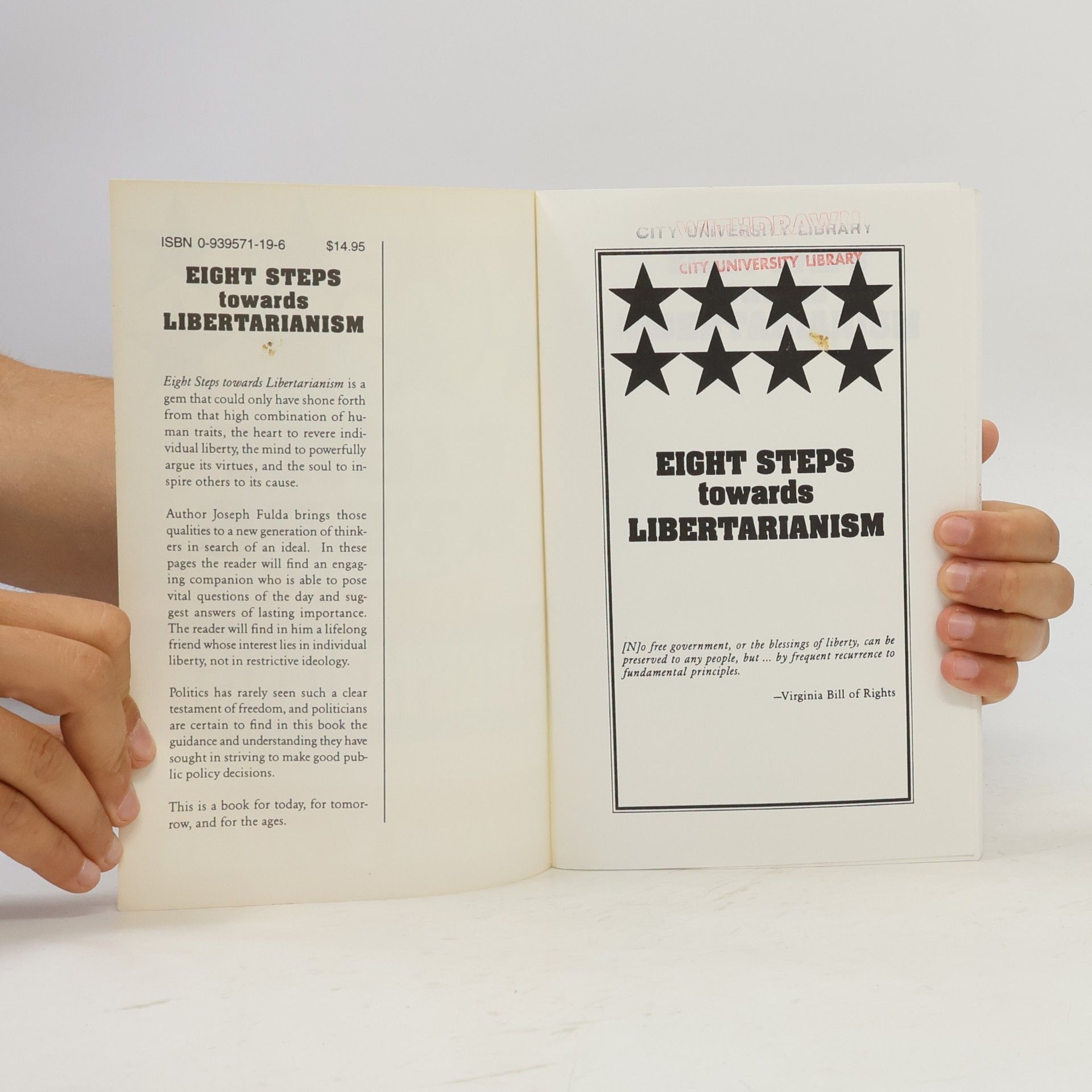 Joseph S. Fulda Eight Steps Towards Libertarianism