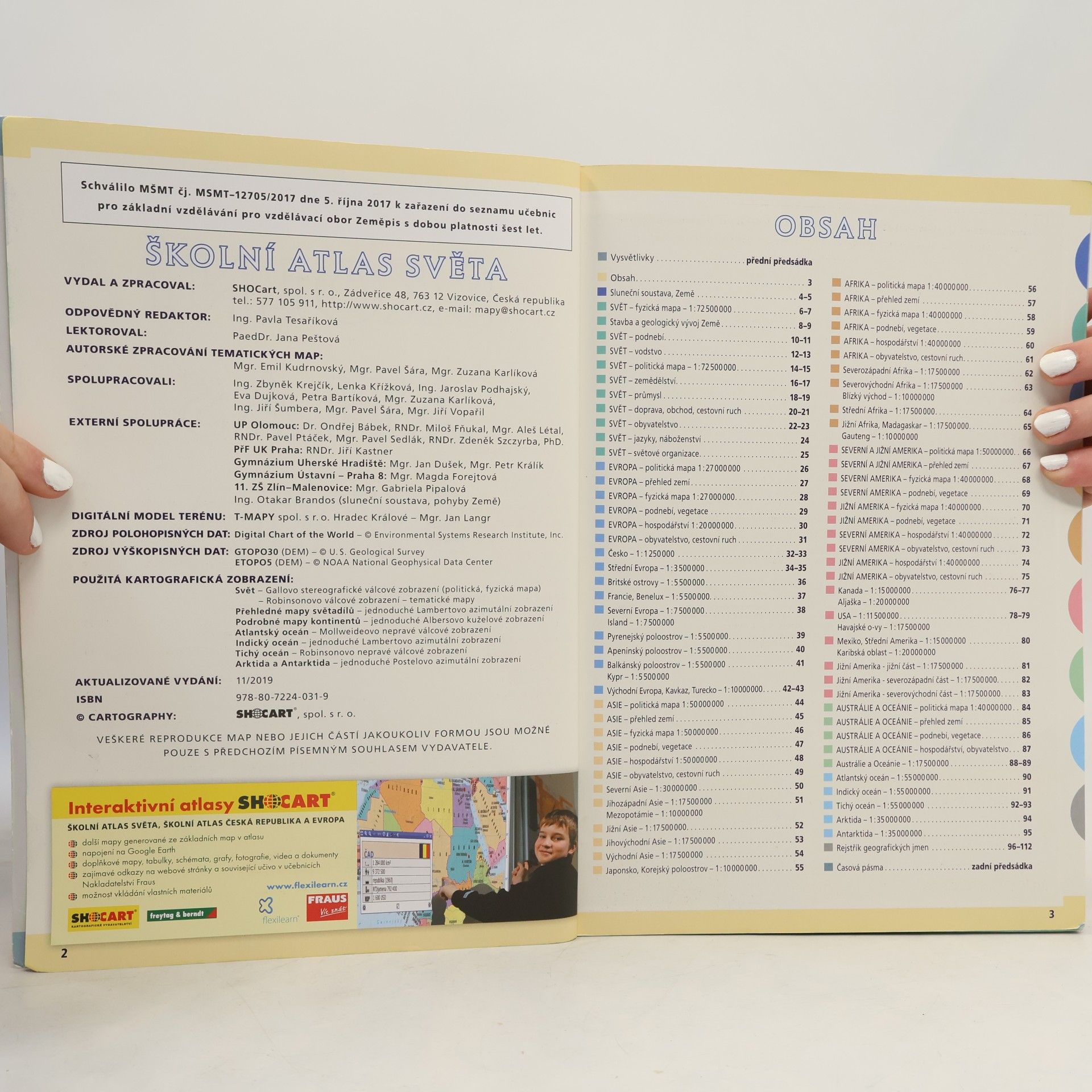 Pavla Tesaříková Školní atlas světa