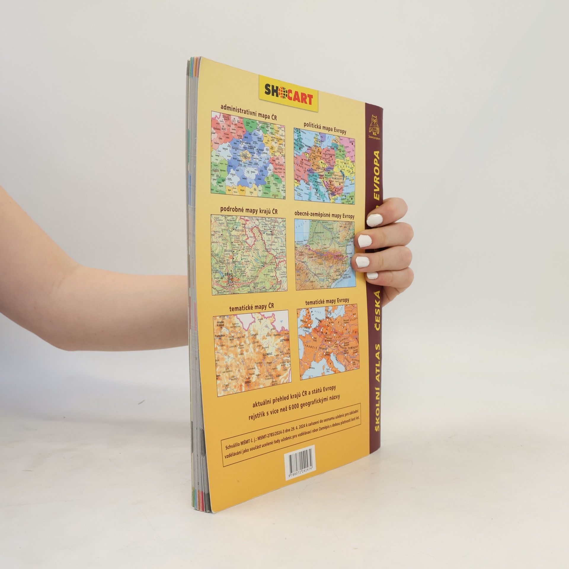 Auteurscollectief Školní atlas Česká republika a Evropa
