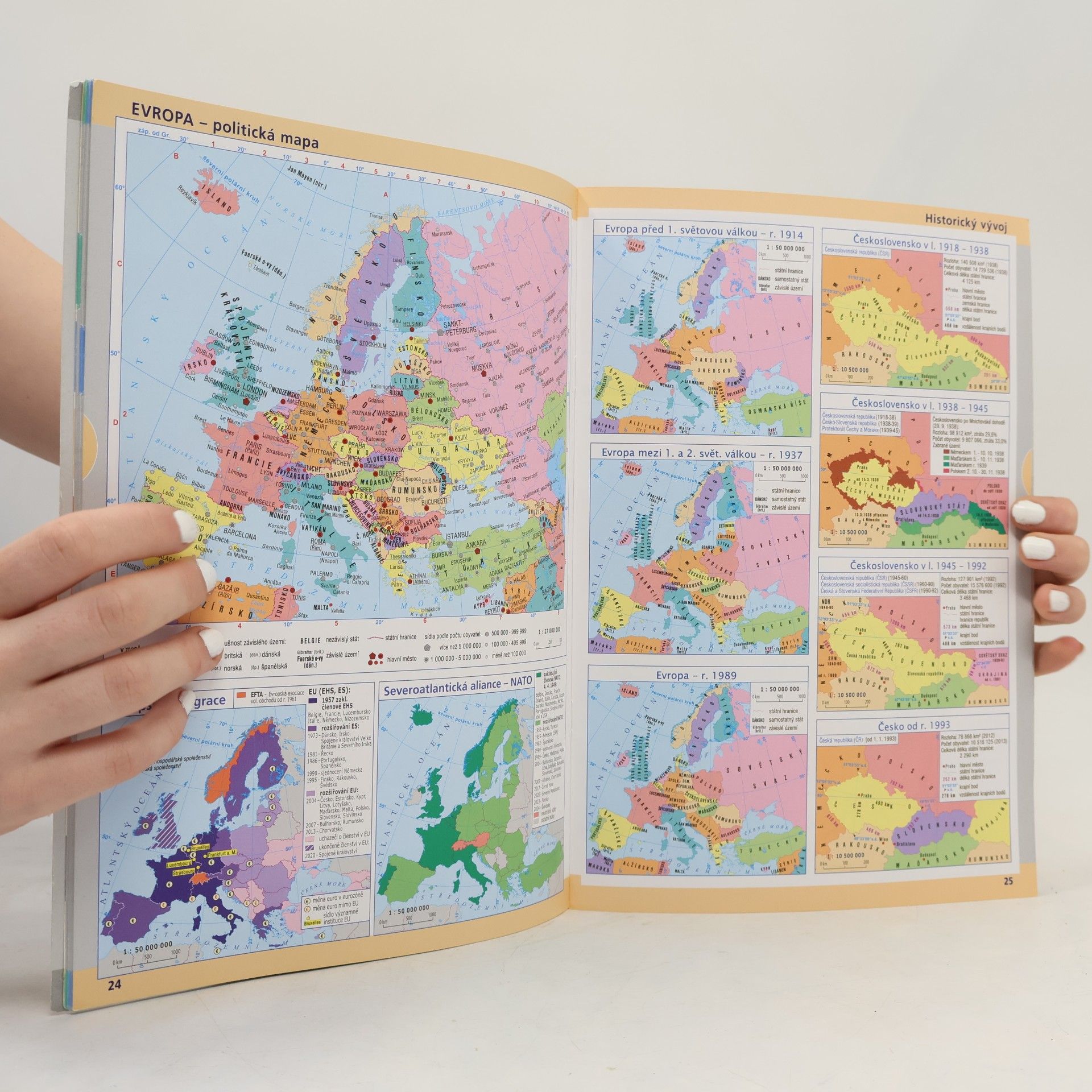 Auteurscollectief Školní atlas Česká republika a Evropa