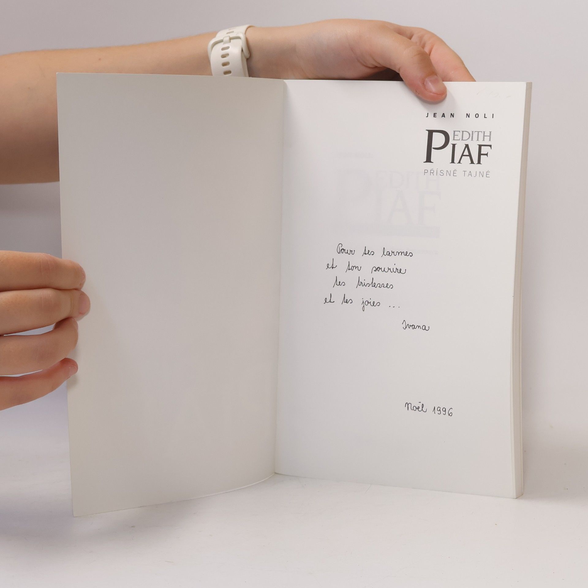 Jean Noli Edith Piaf. Přísně tajné