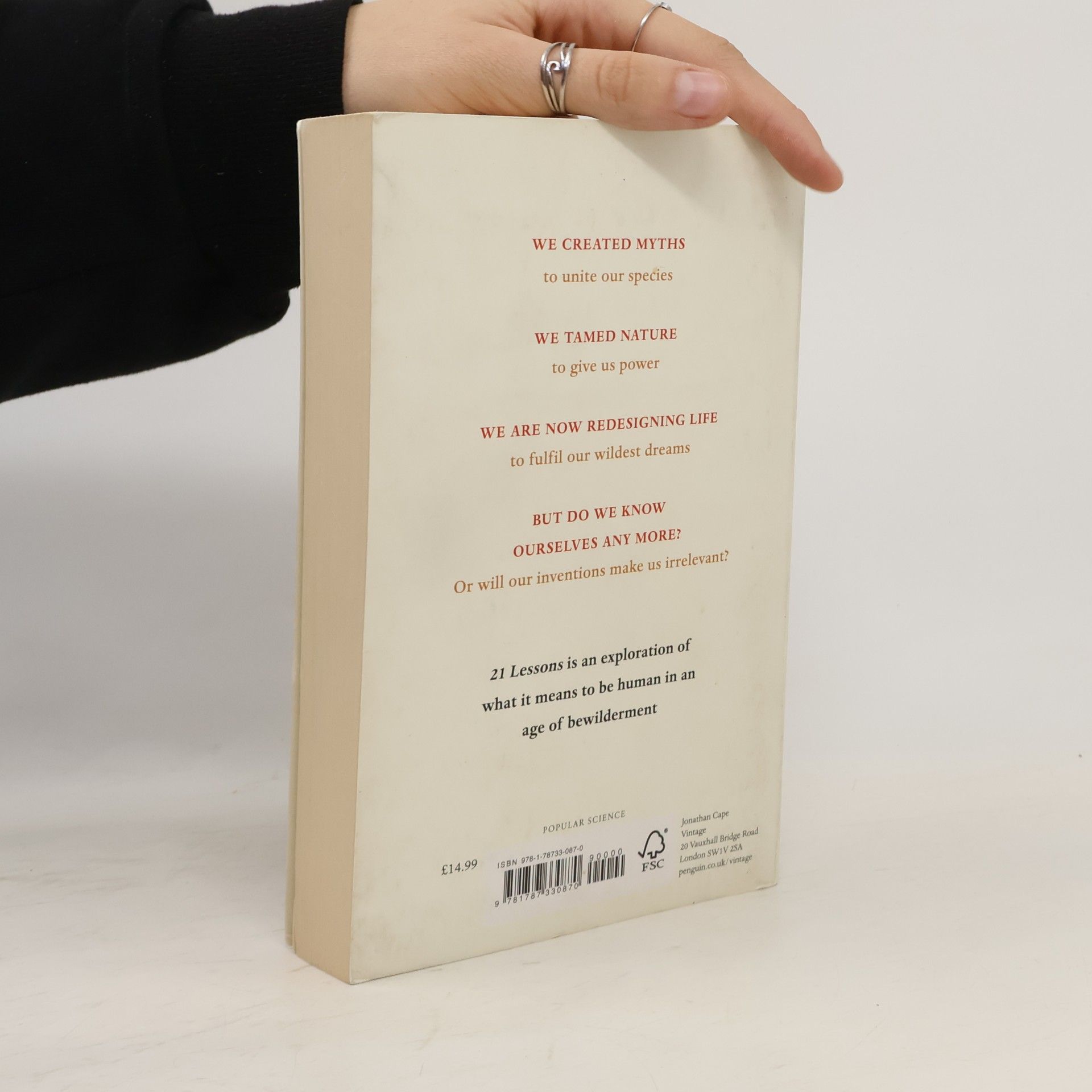 Yuval Noah Harari 21 lessons for the 21st century