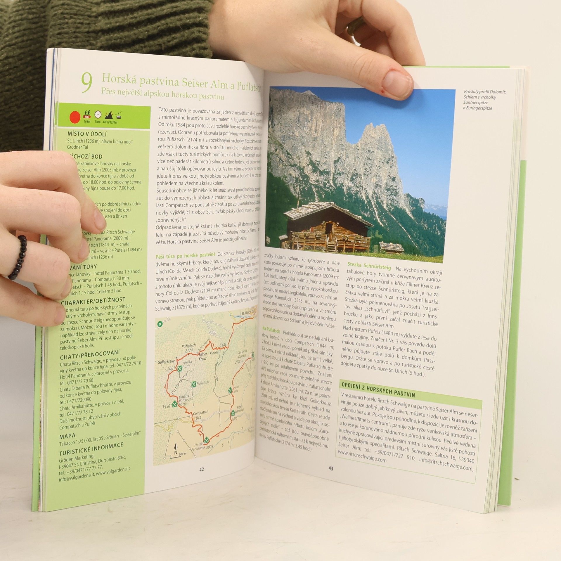 Eugen Eduard Hüsler Turistický průvodce Dolomity