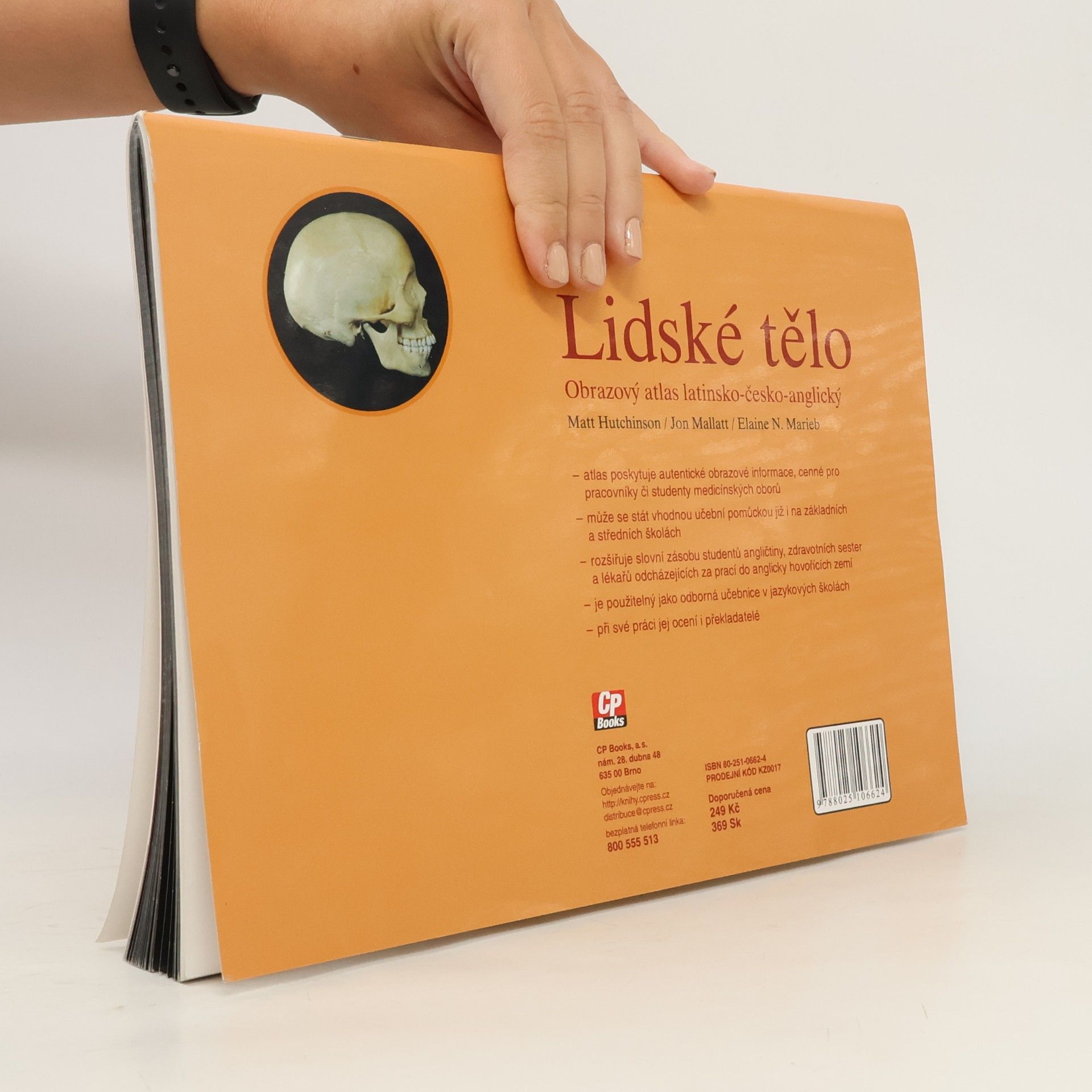 Tom Hutchinson Lidské tělo : obrazový atlas latinsko-česko-anglický