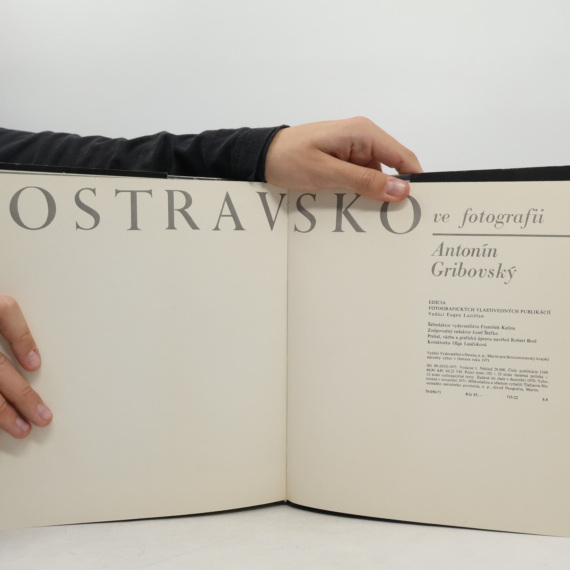 Antonín Gribovský Ostravsko ve fotografii