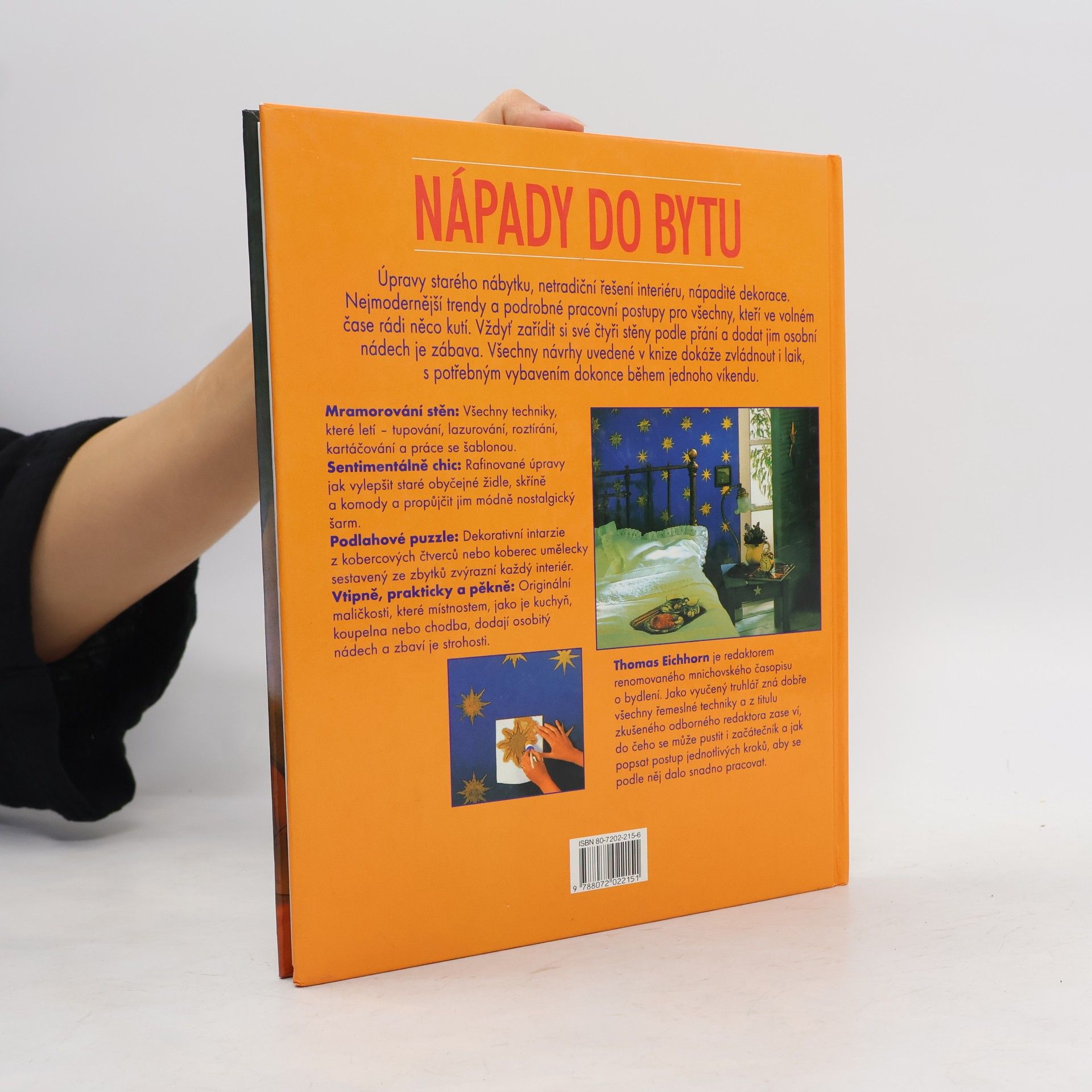 Thomas Eichhorn Nápady do bytu. Mramorování, podlahové puzzle, štukové girlandy, bytové dekorace, patinování