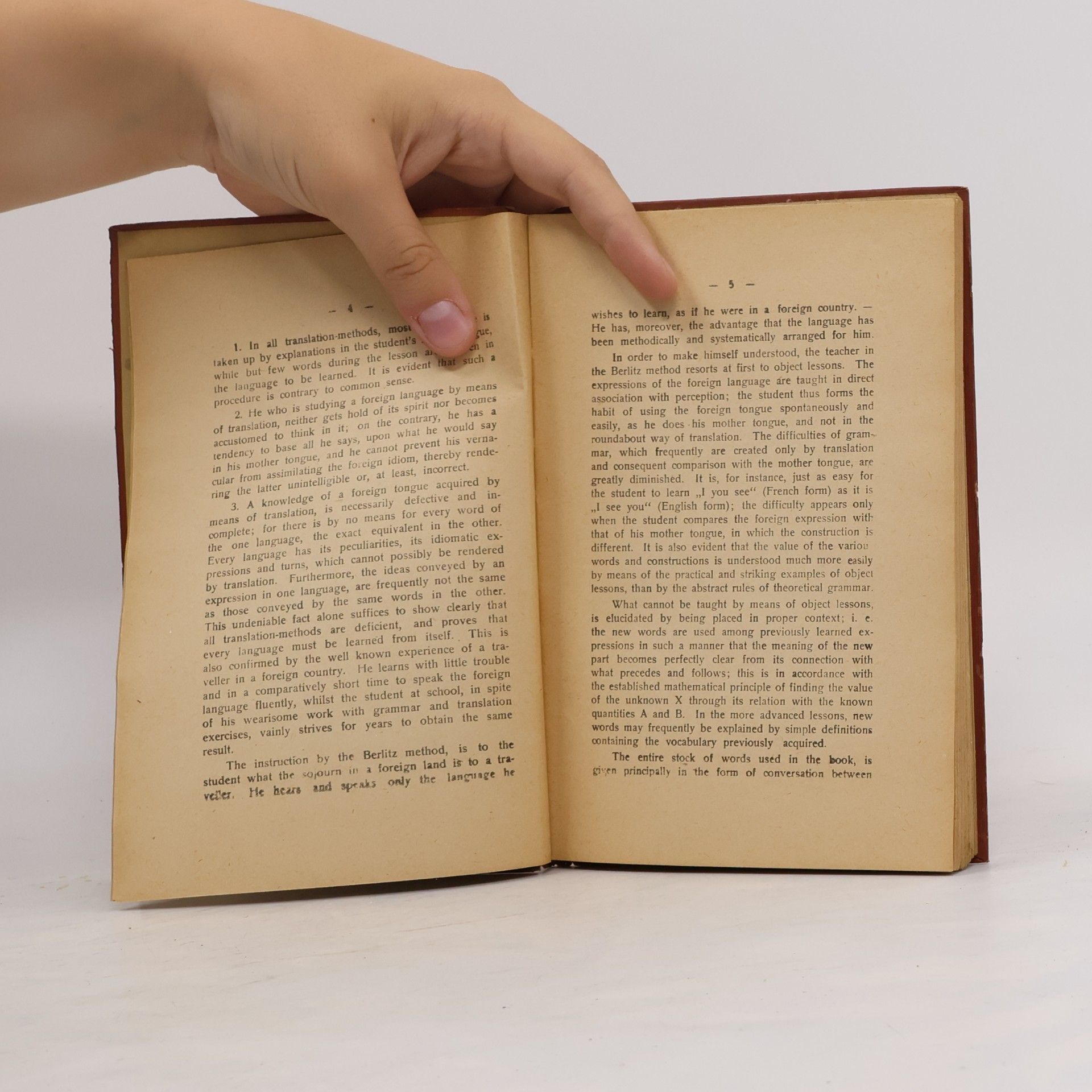 M. D. Berlitz First Book for Teaching Modern Languages