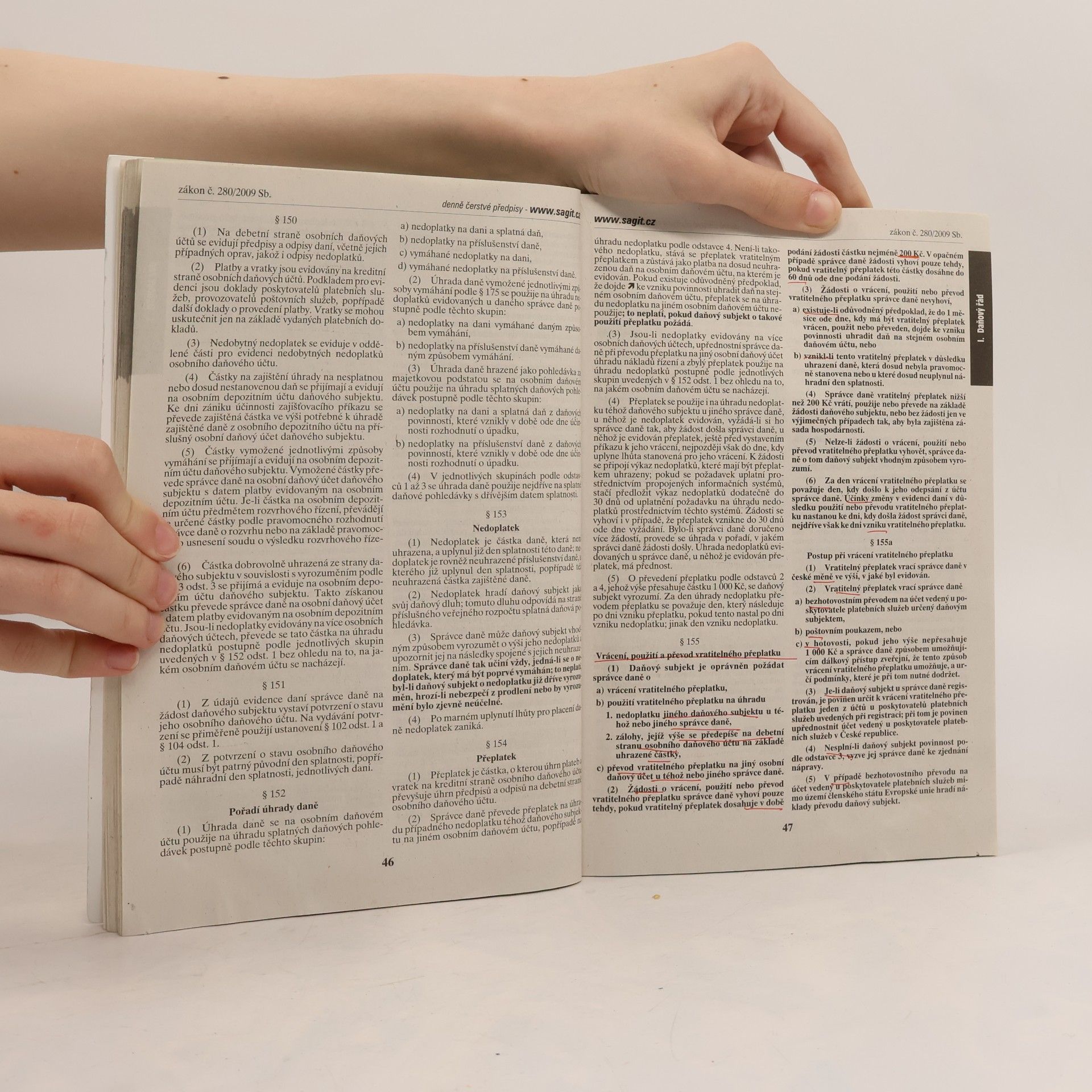 Collectif d'auteurs Úplné znění č. 1496: Daňový řád, Daňové poradenství, Finanční správa ČR, Mezinárodní spolupráce