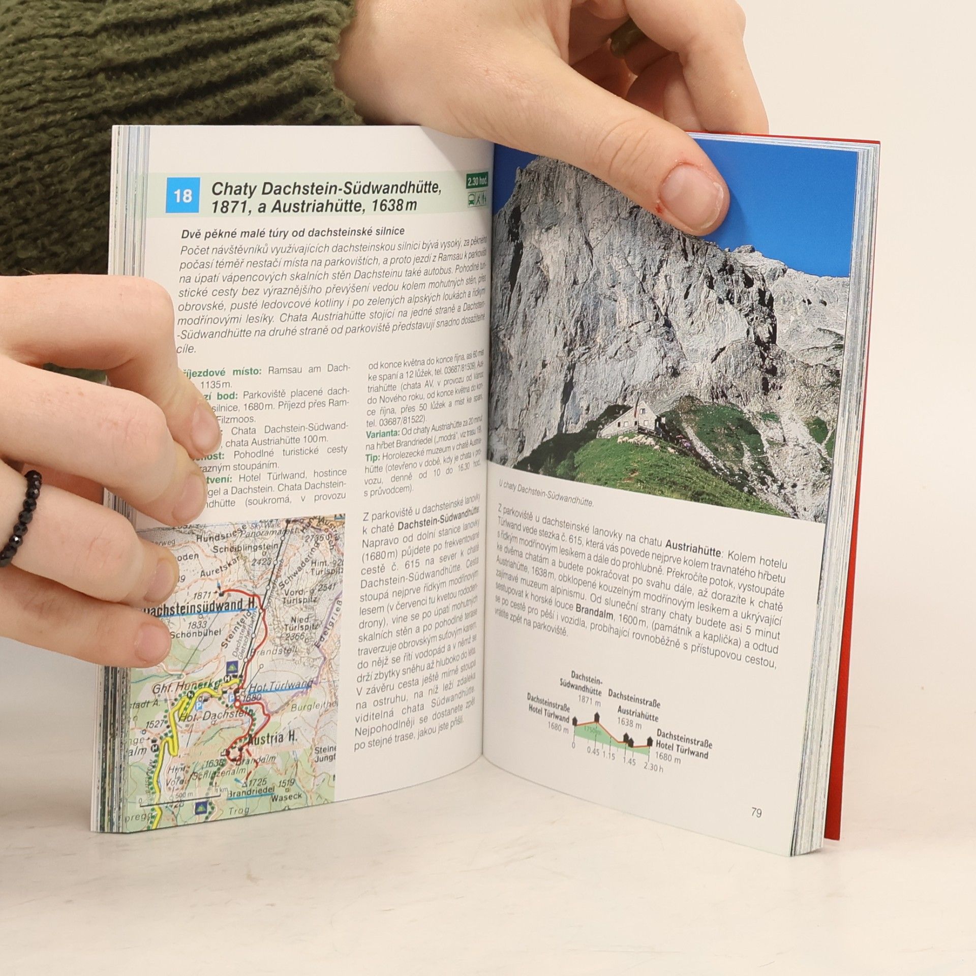 Sepp Brandl Dachstein - Turistický průvodce Rother