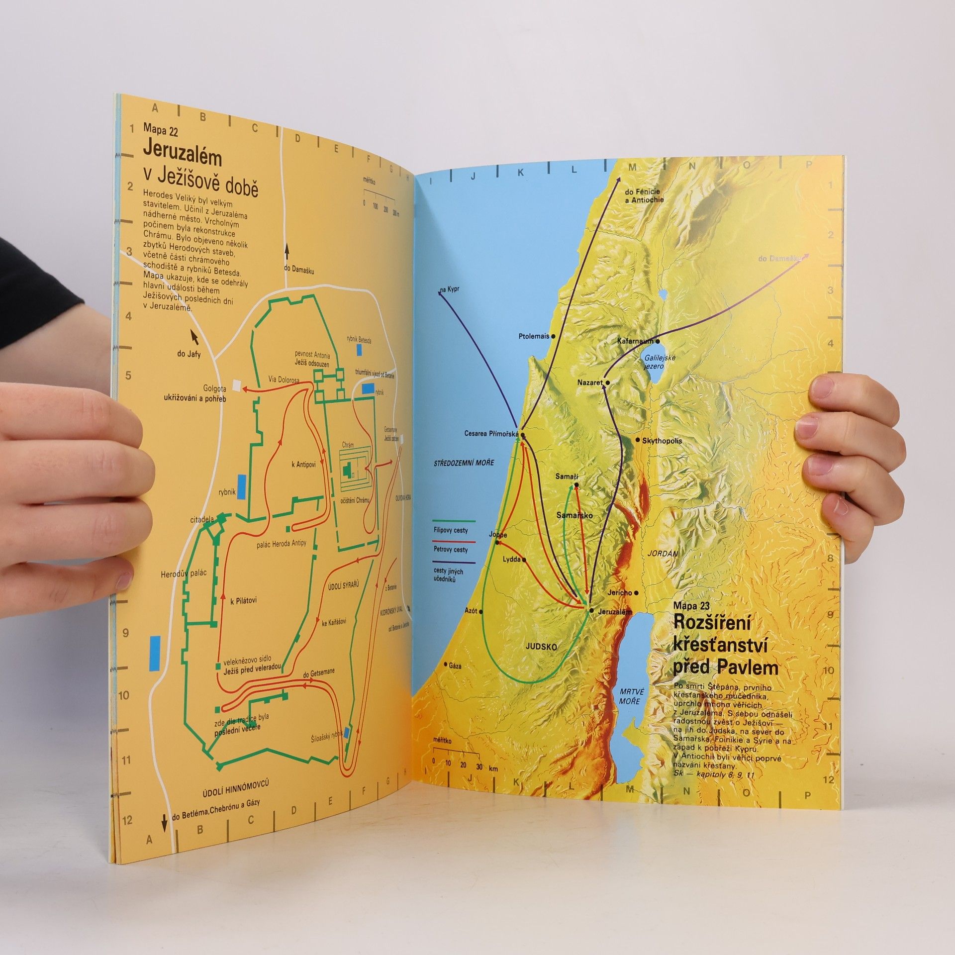 Tim Dowley Školní biblický atlas