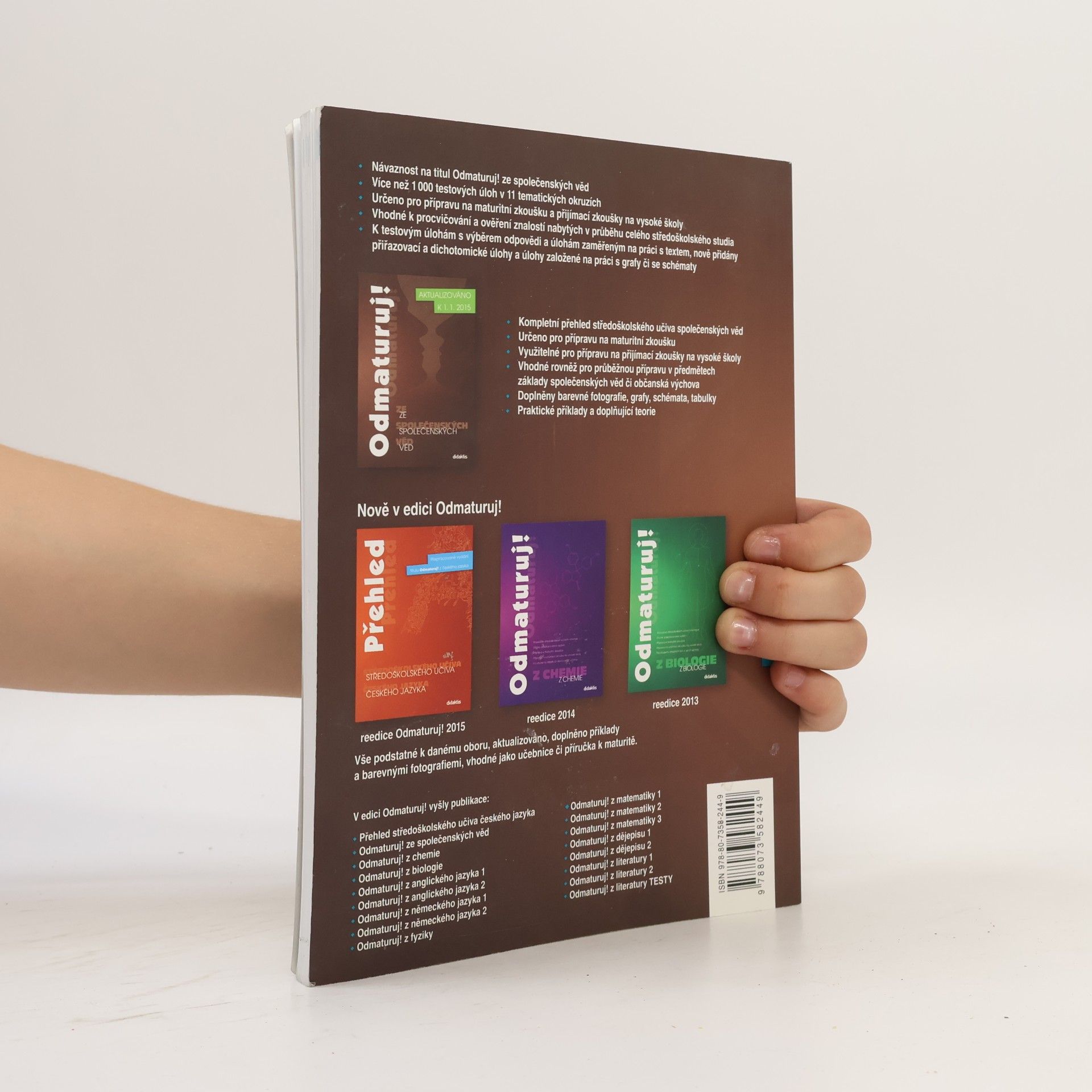 Various authors Odmaturuj! ze společenských věd. Testy