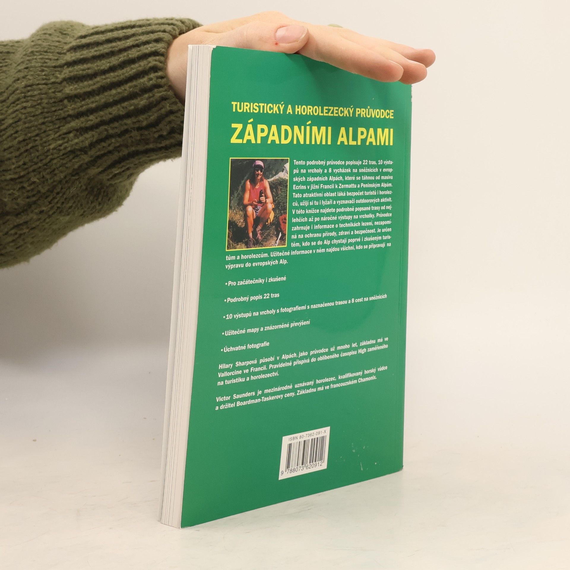 Hilary Sharp Turistický a horolezecký průvodce západními Alpami