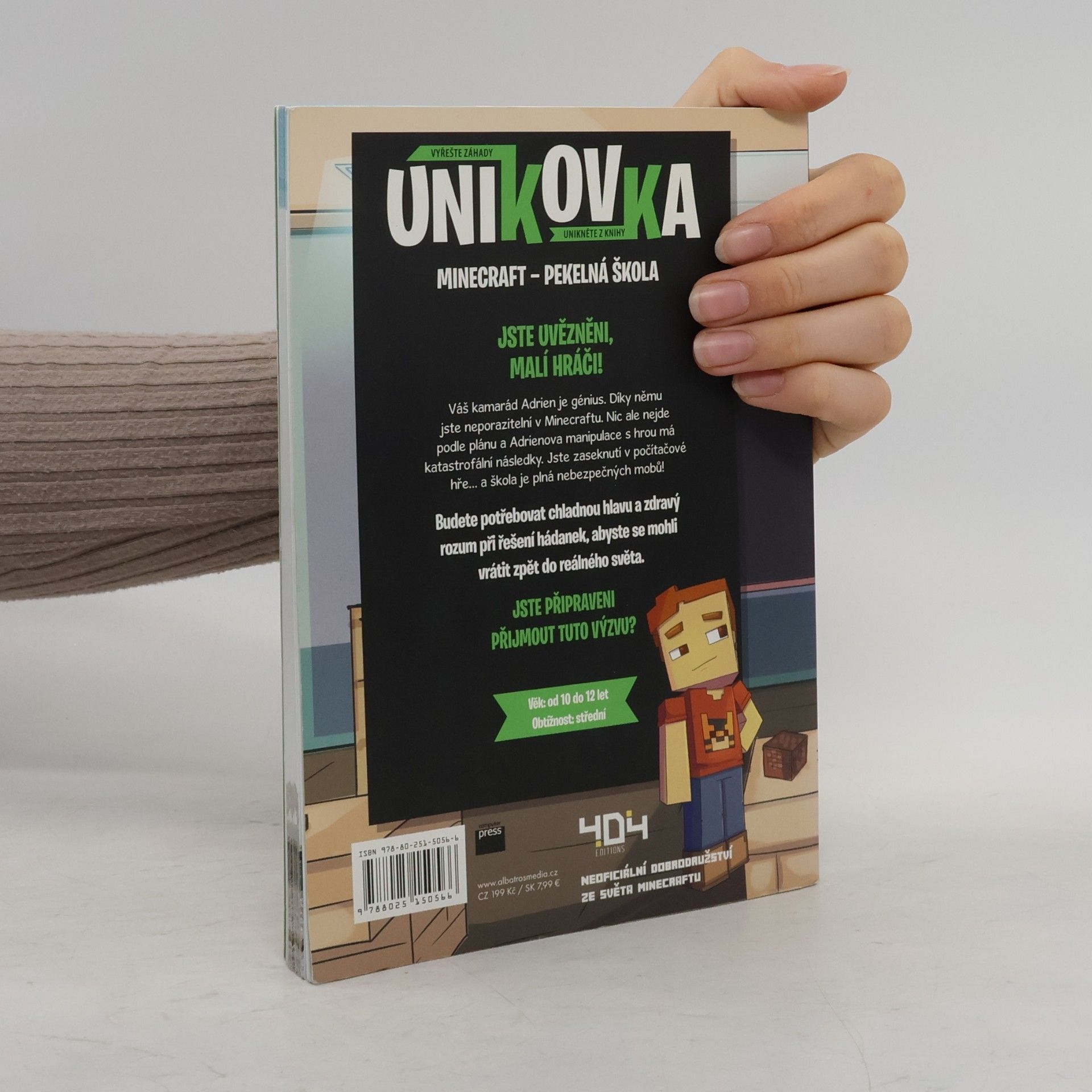 Eva Grynszpan Únikovka. Minecraft - pekelná škola