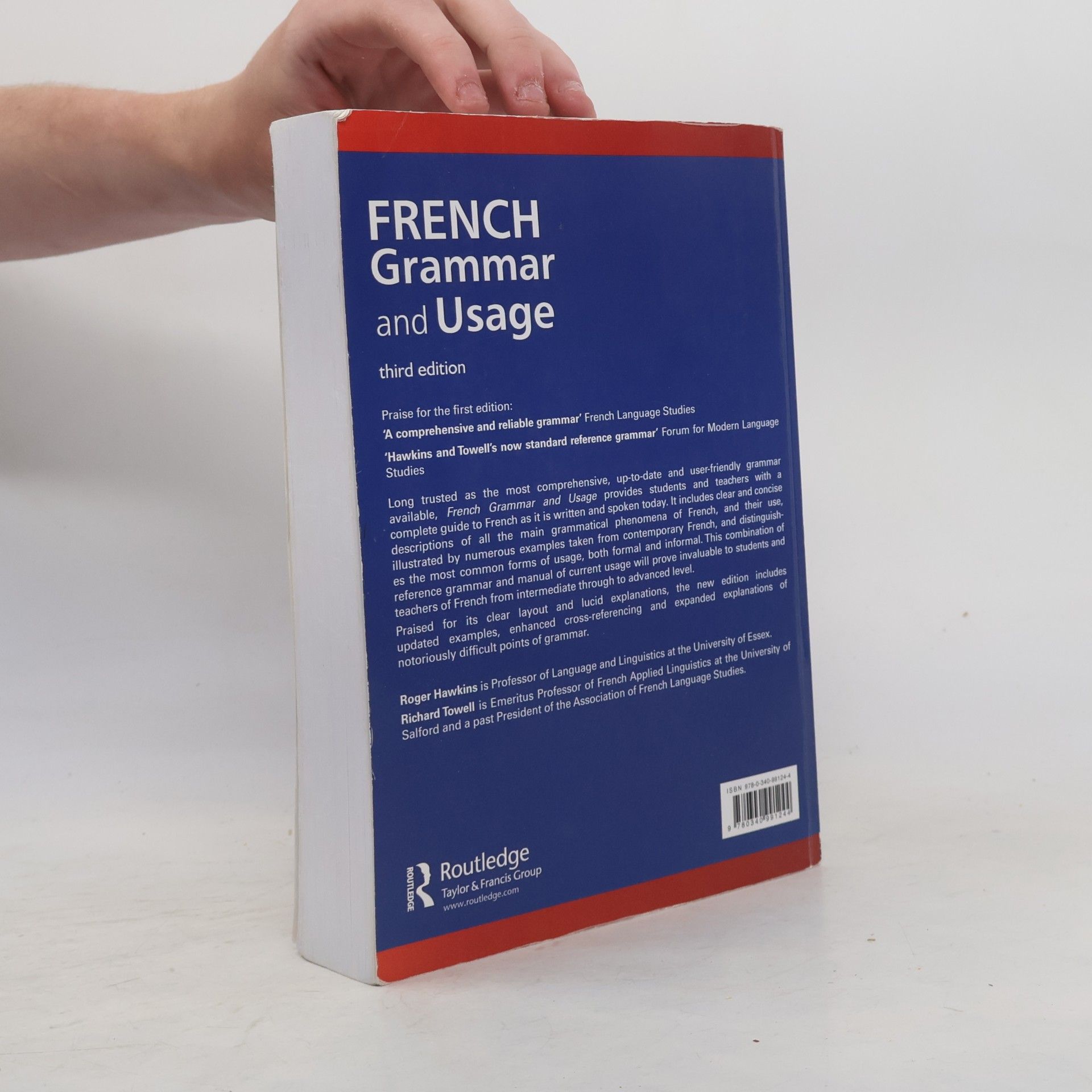 Roger Hawkins French Grammar and Usage