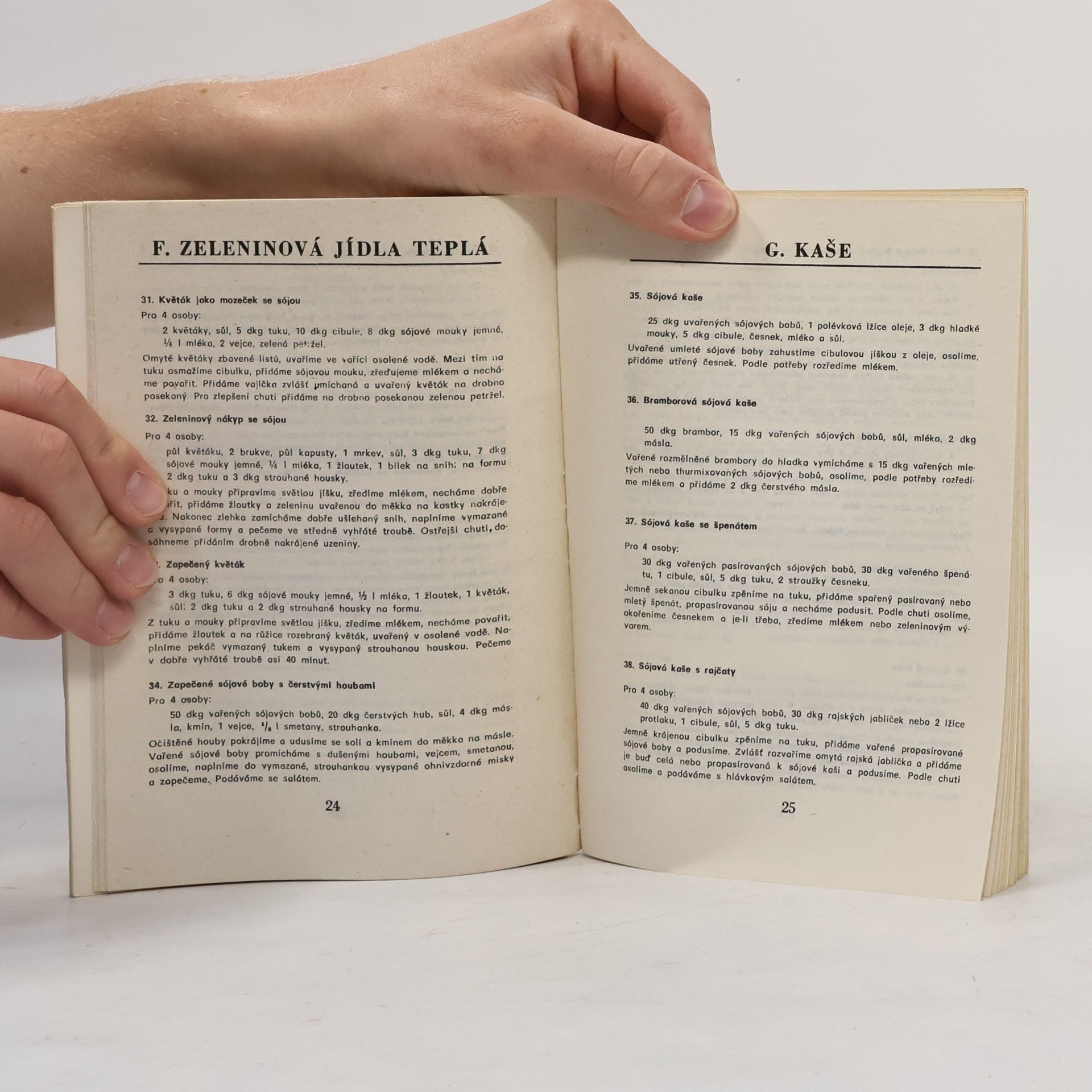 Various authors Metodický list Sójová kuchařka