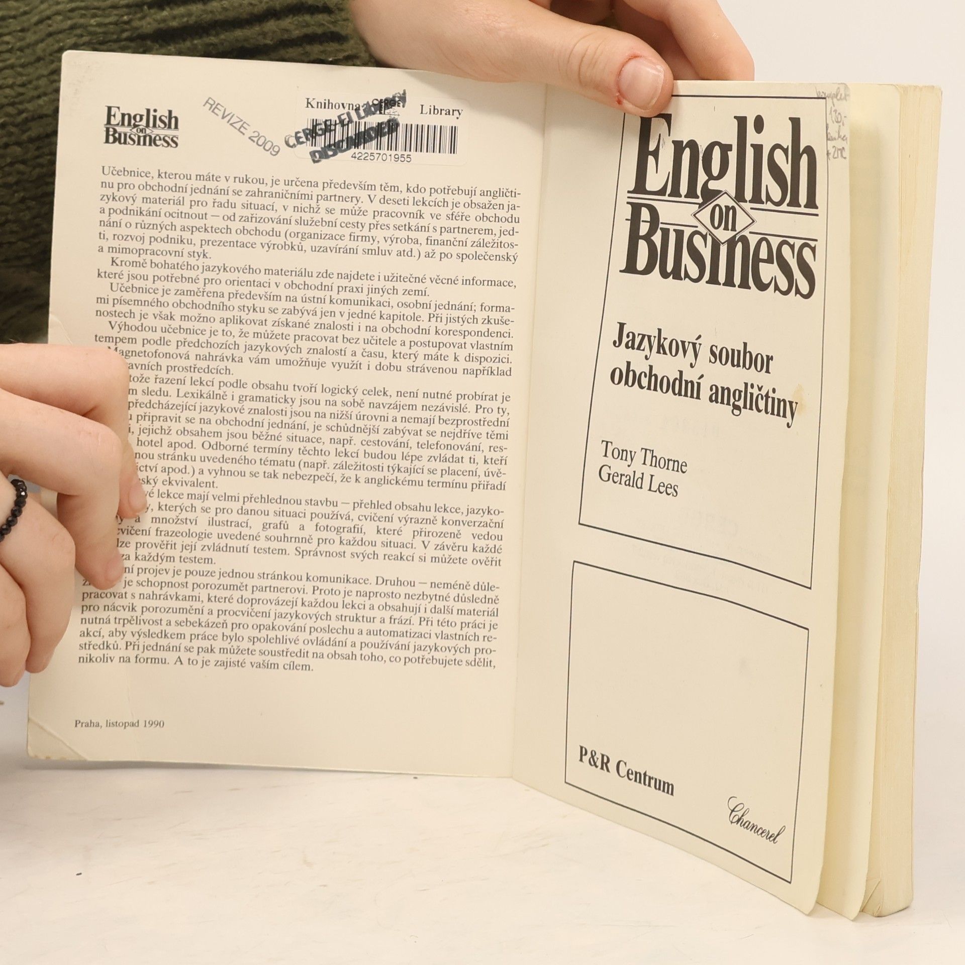Tony Thorne English on business. Jazykový soubor obchodní angličtiny