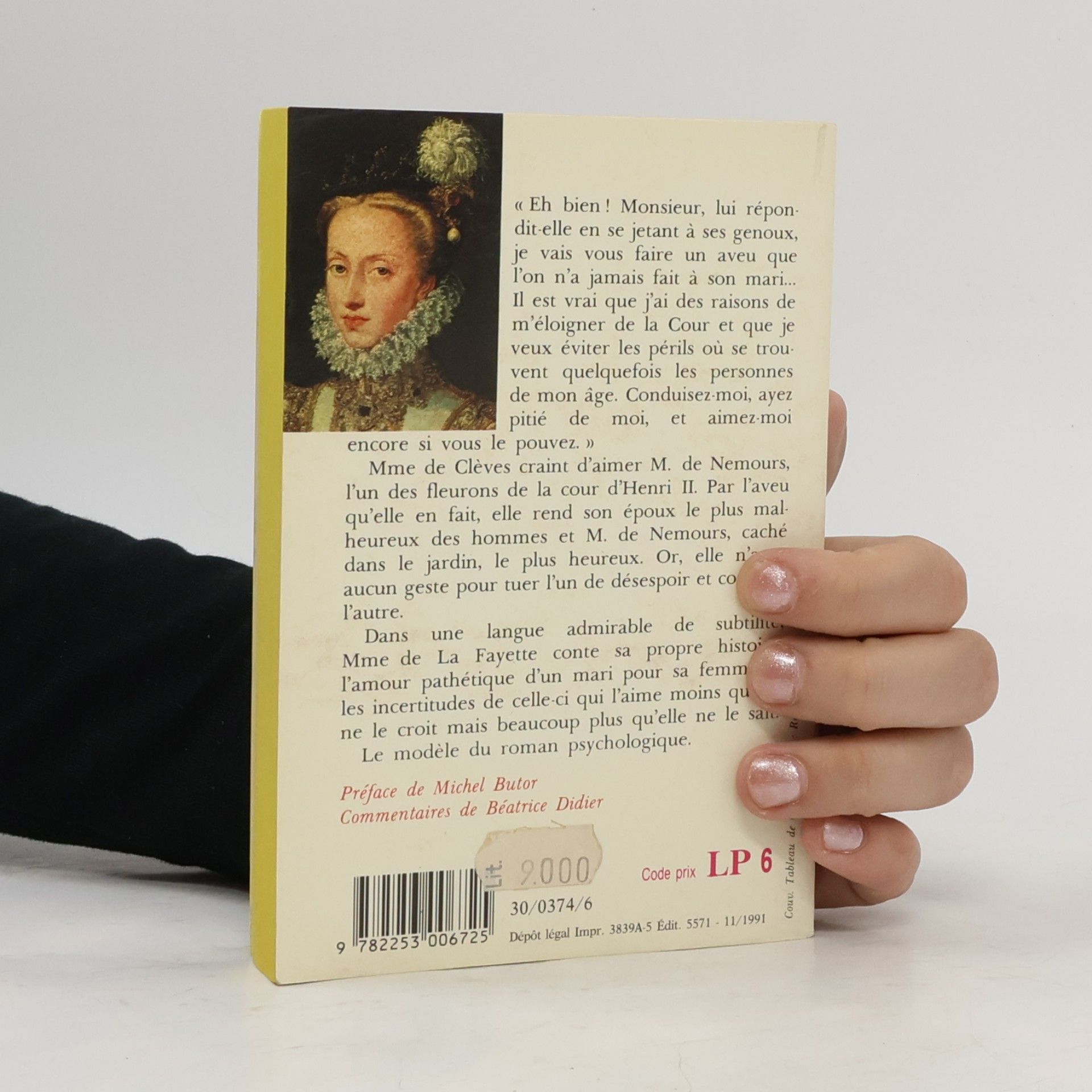 Madame de La Fayette La Princesse de Clèves